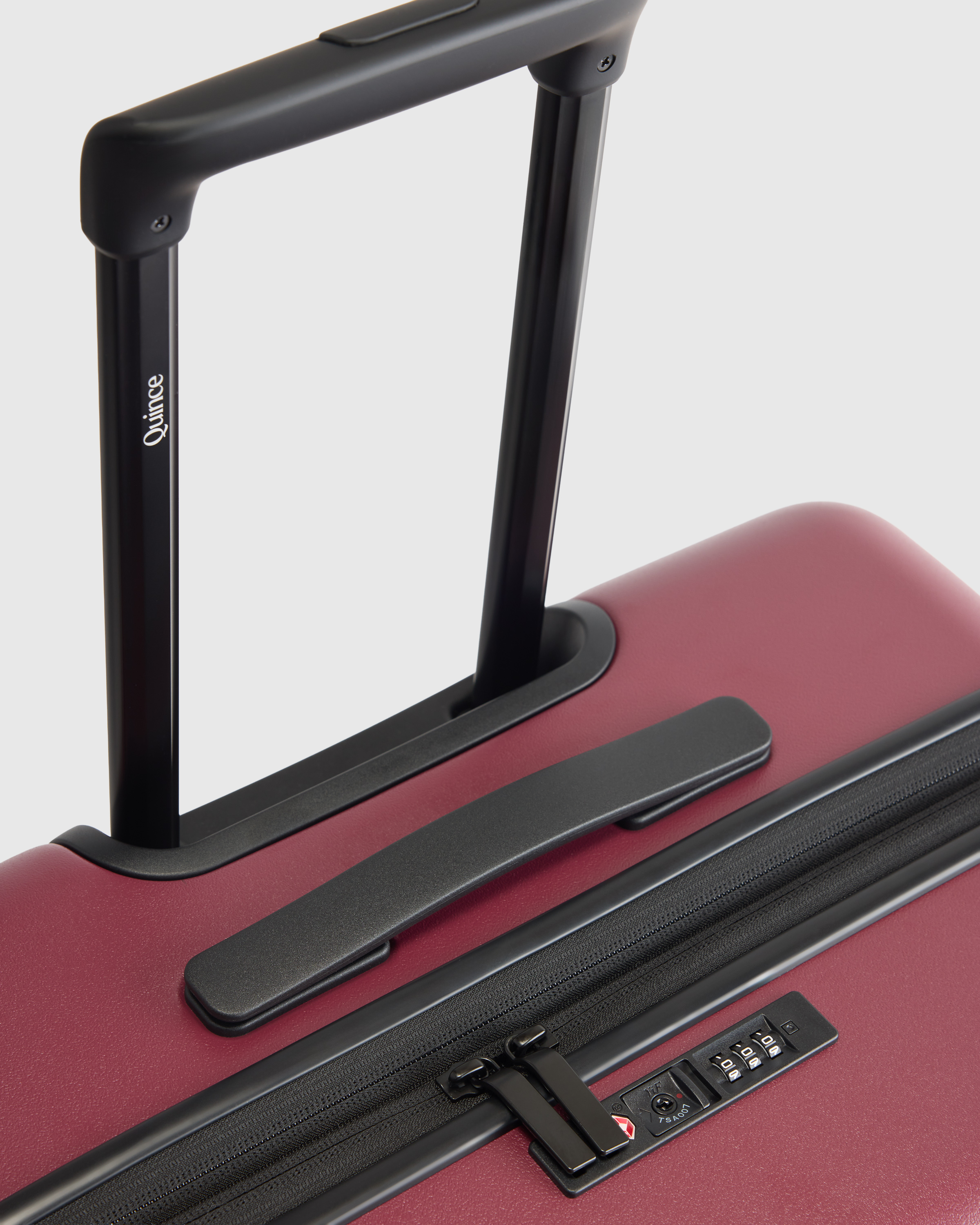 Expandable Medium Check-In Suitcase in Wine
