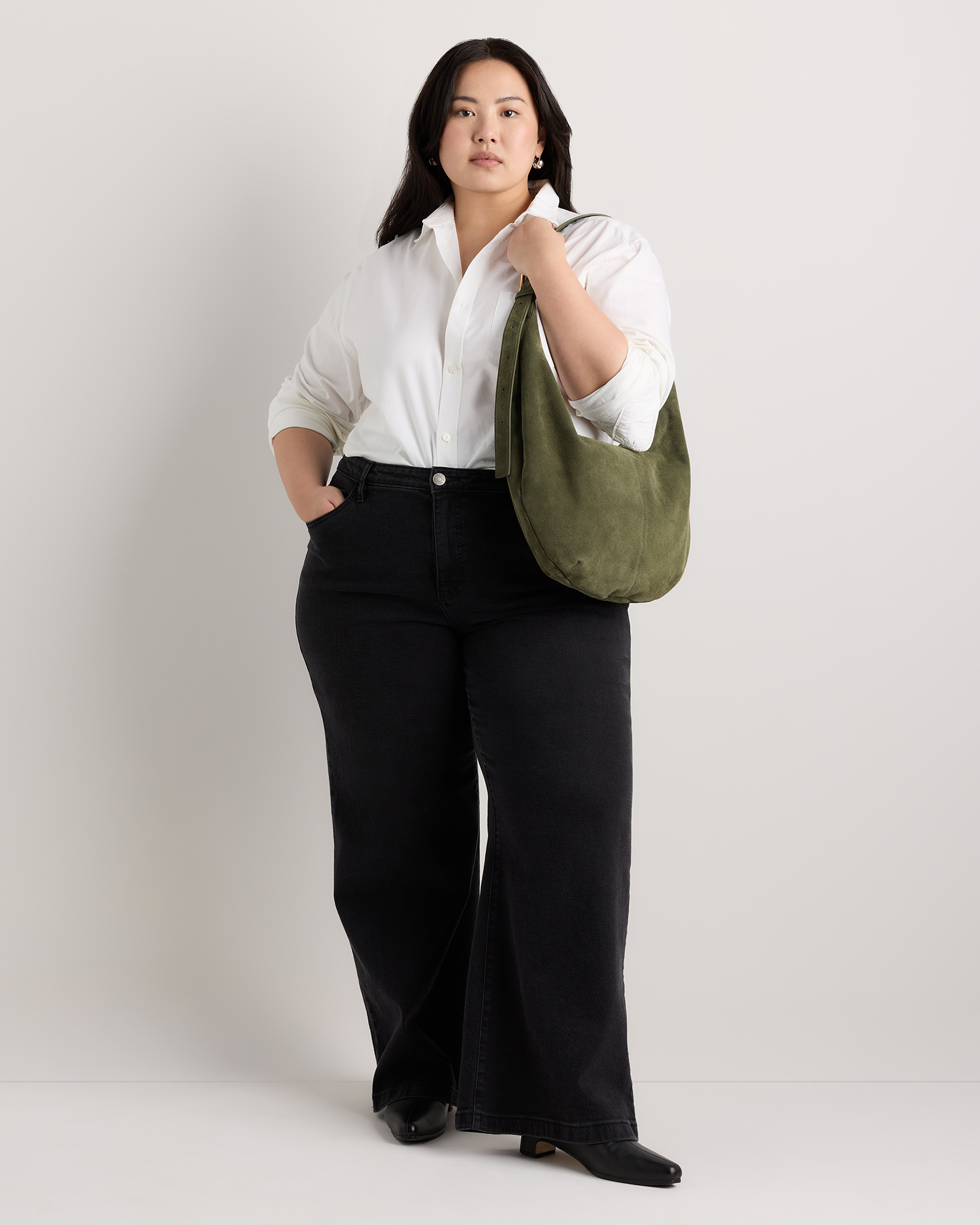 Quince Crescent Shoulder Bag