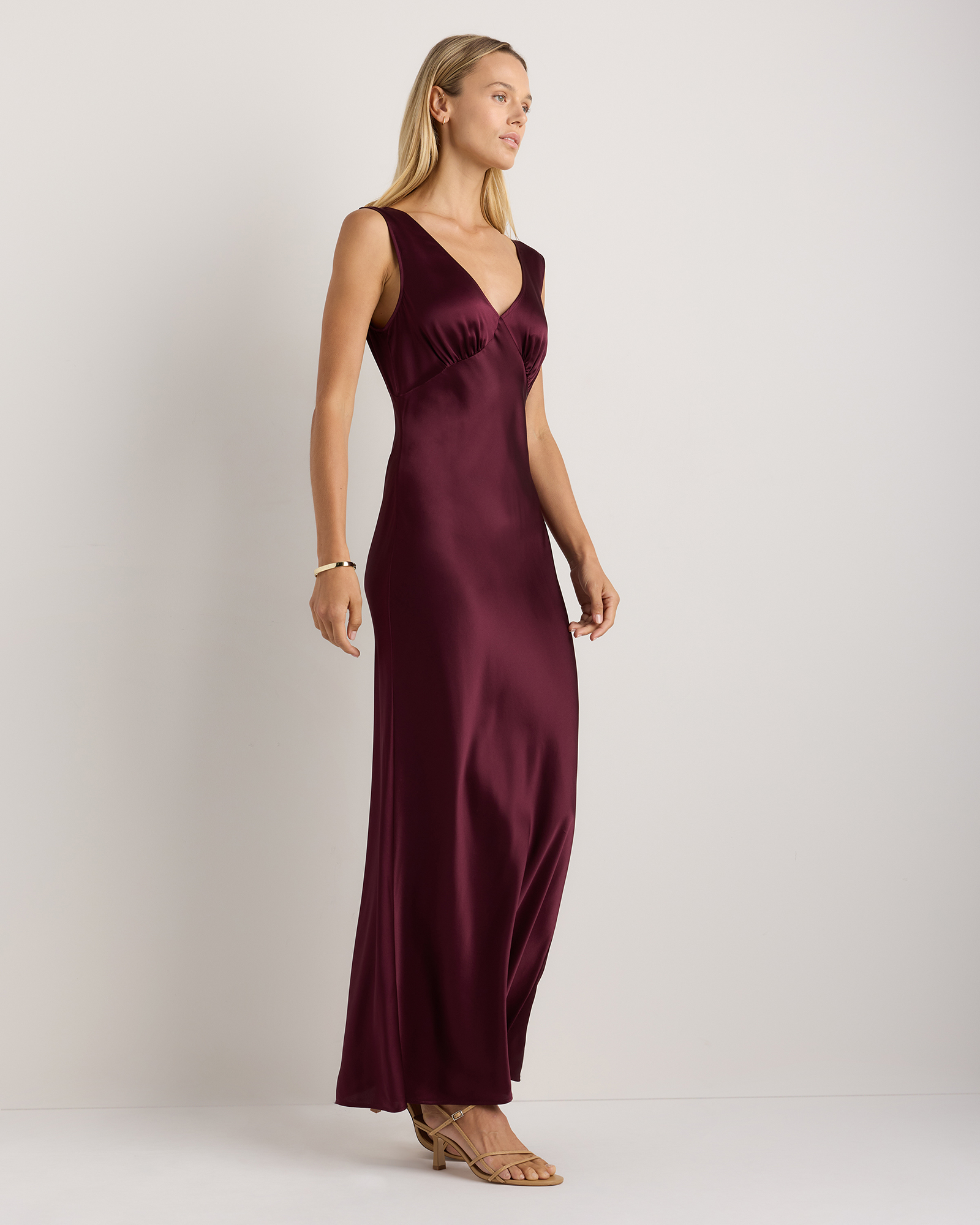deep v neck maxi dress Simple Chiffon Backless Black Long Prom PG559 US12 / Black Please refer to Size Chart Memoriesea Women's Elegant Sleeveless Deep