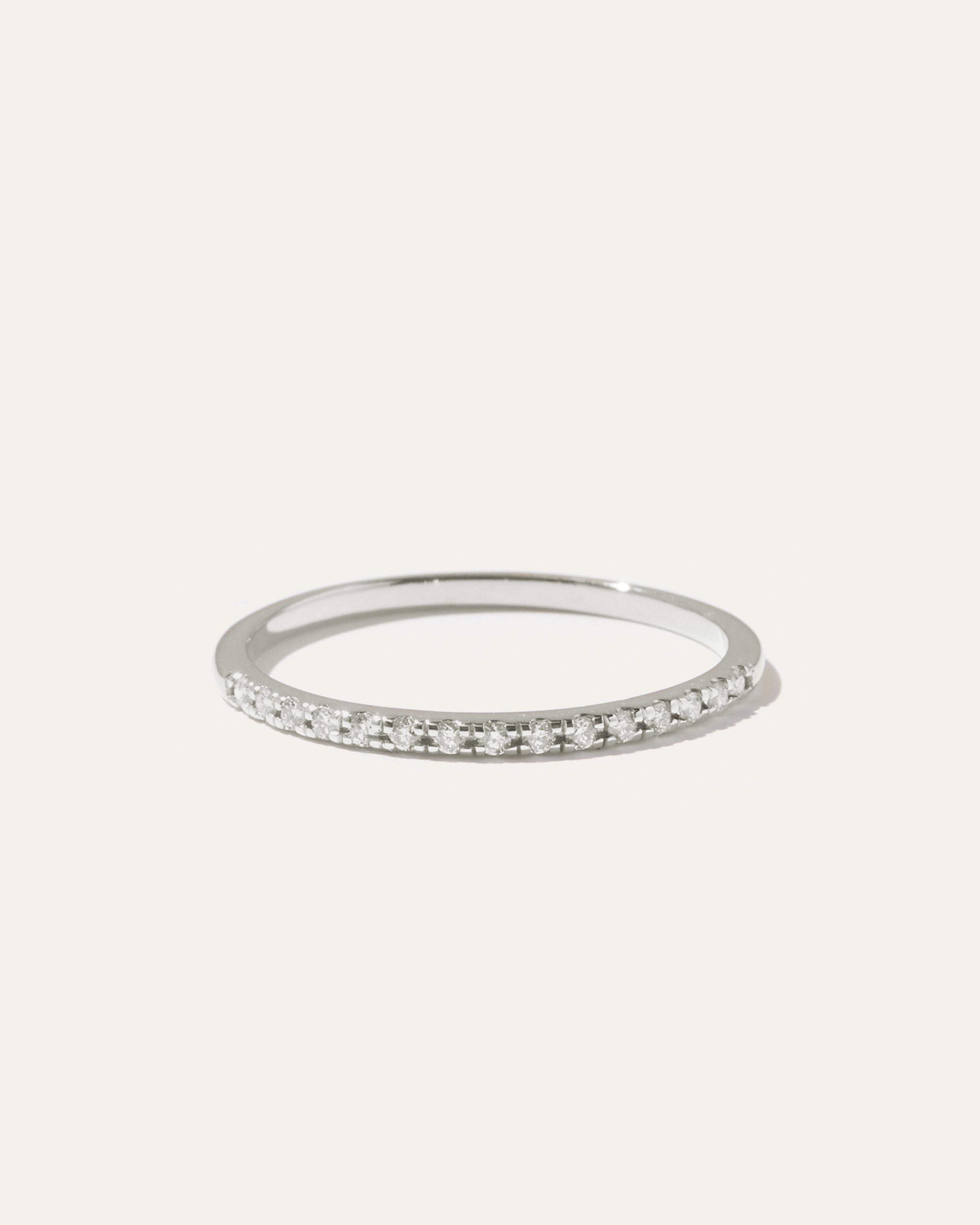 White Gold 14K Gold Diamond Wedding Band