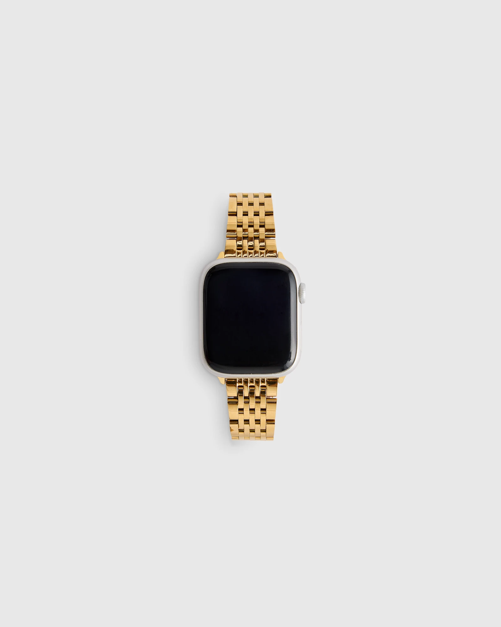 Stainless Steel Slim Bracelet Smartwatch Band in Gold