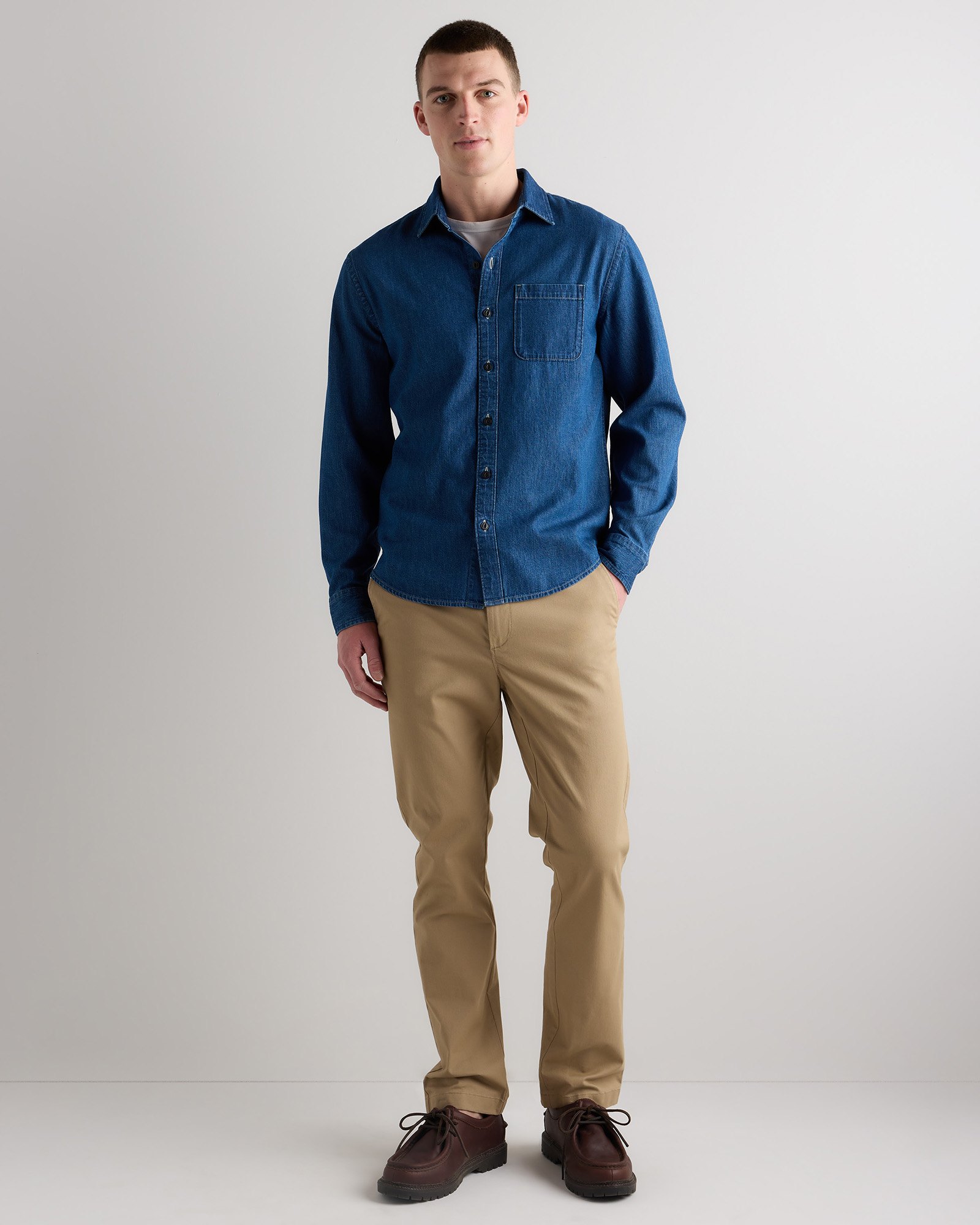 Men's Heritage Washed Denim Shirt