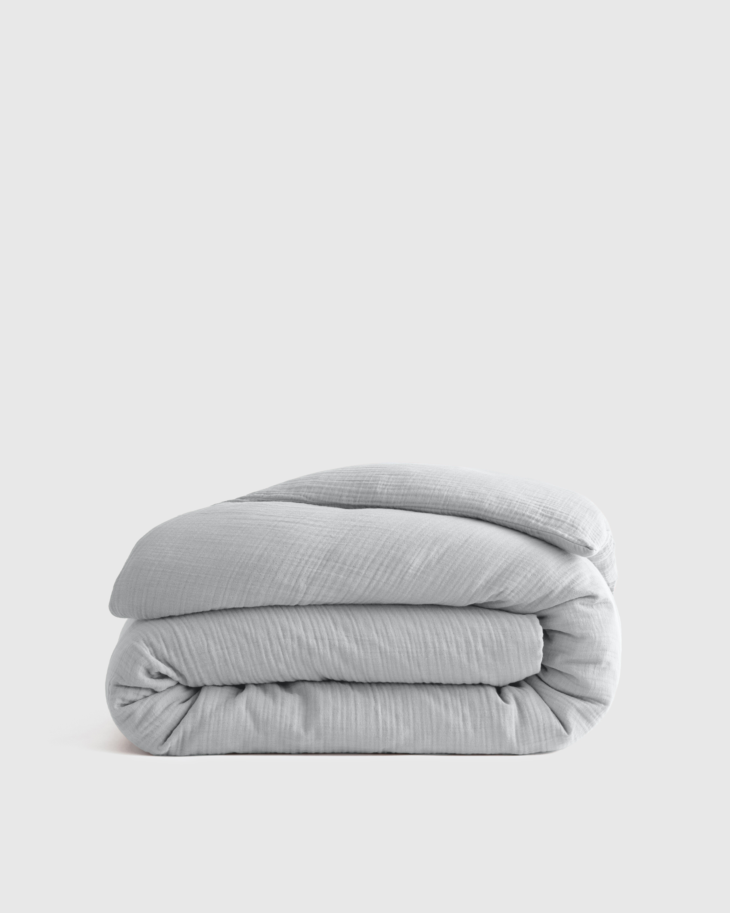 Mist Organic Airy Gauze Duvet Cover