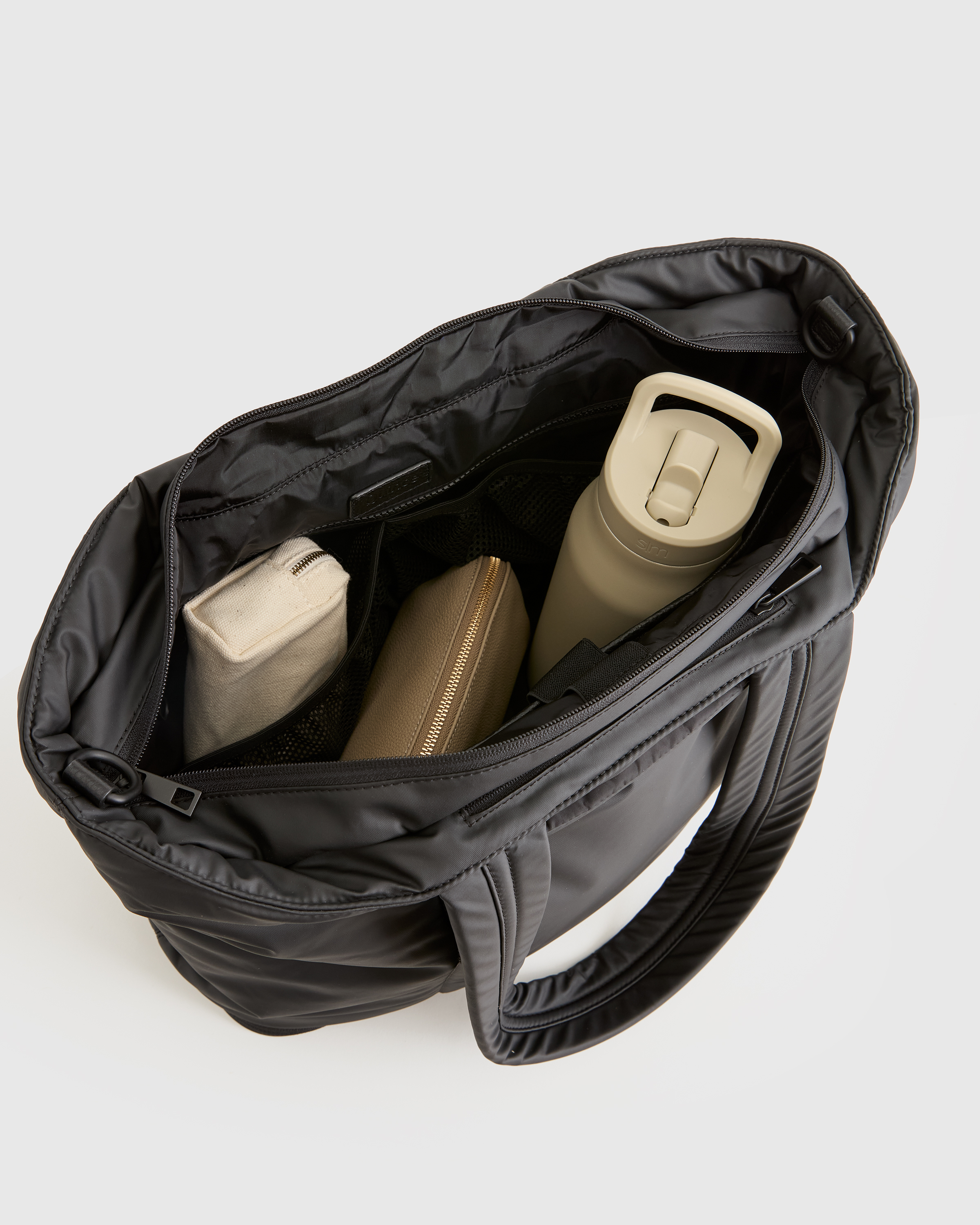 Water Repellent Puff Expandable Tote - thumbnail 7