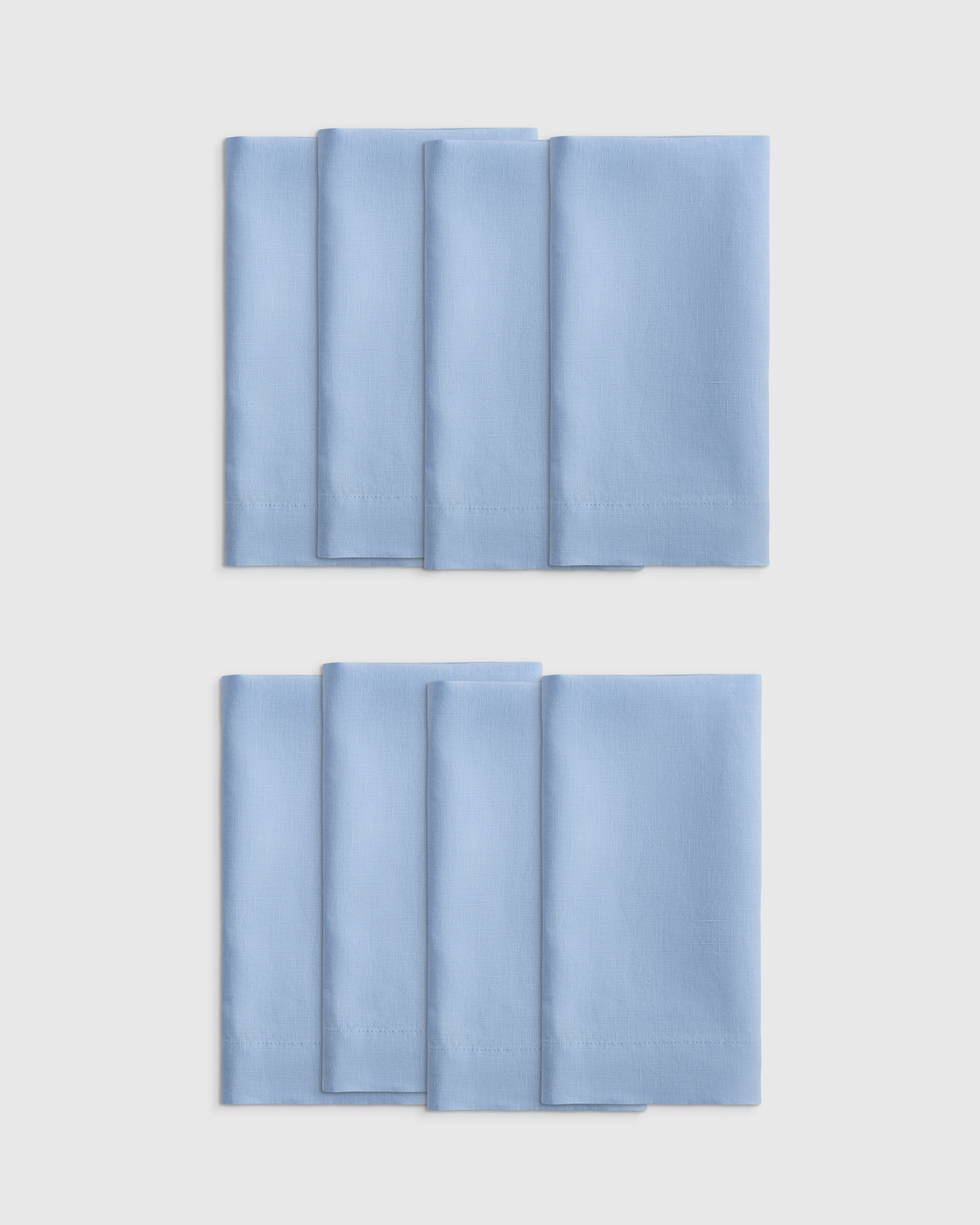 Marina European Linen Wide-Hem Napkins (Set of 8)