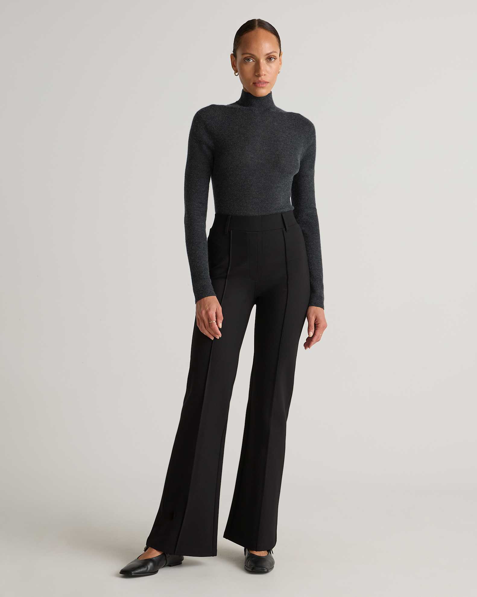 Stretch Crepe Classic Trouser Pants