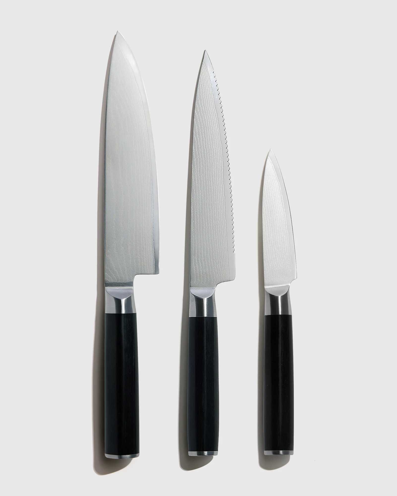 Japanese Damascus Steel 3-Piece Knife Set