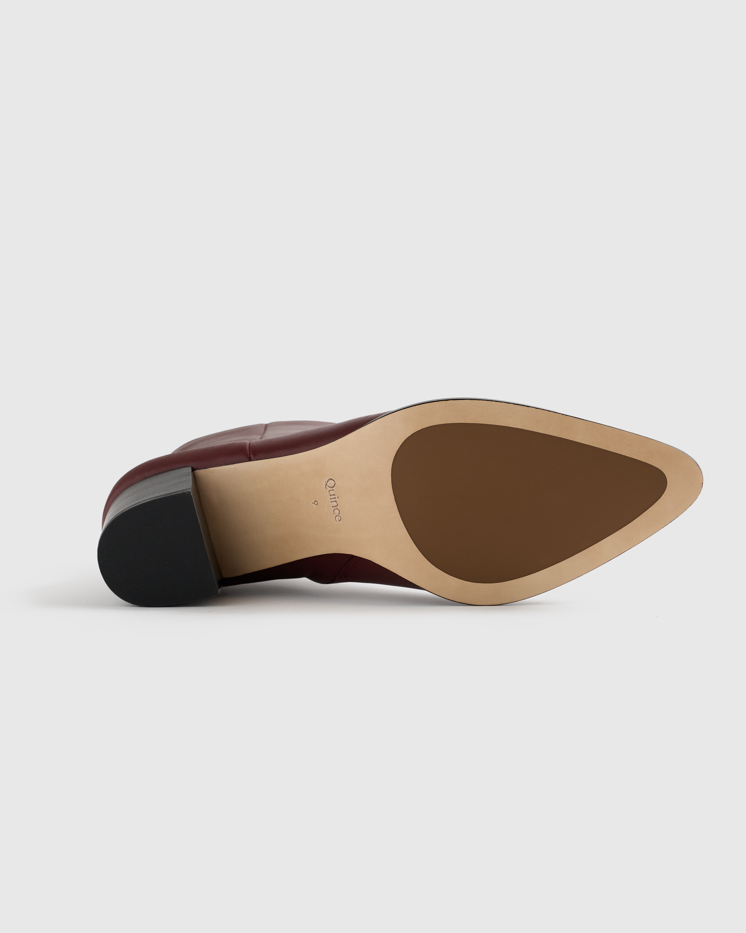 Italian Leather Heeled Ankle Boot display picture 3