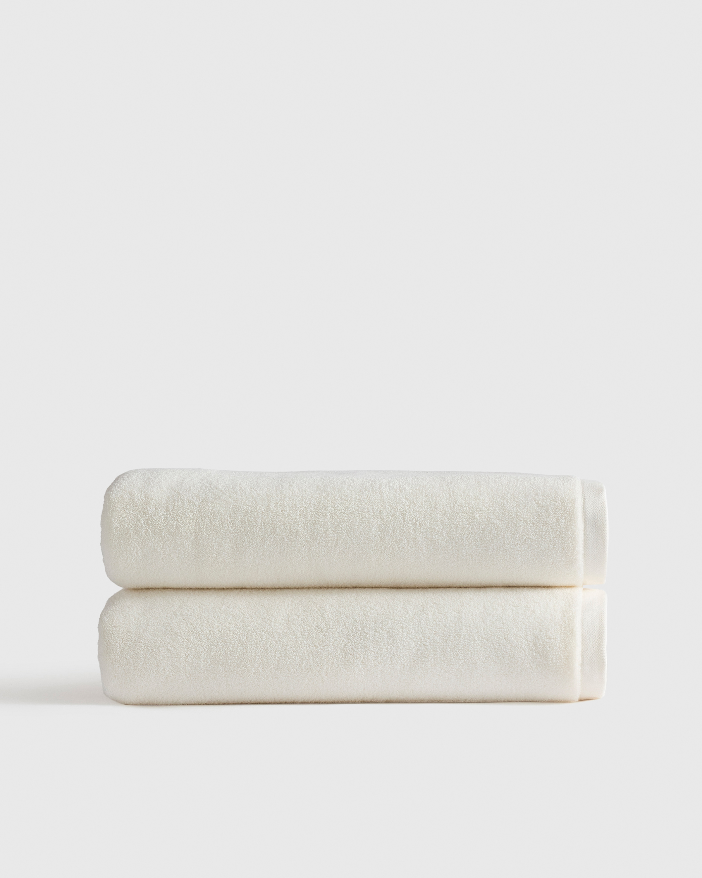 Ivory Plush Organic Turkish Cotton Bath Sheet (Set of 2)