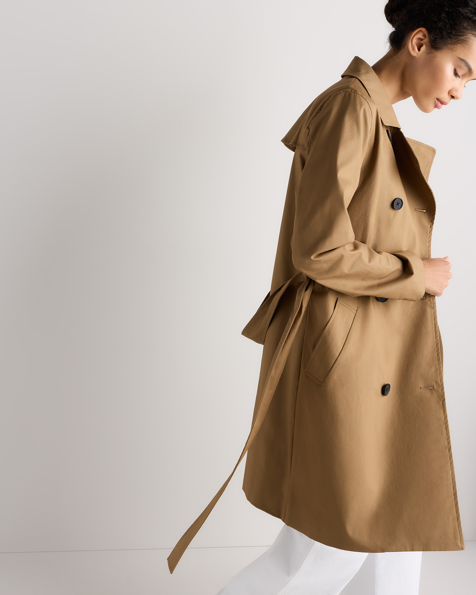 Women's Comfort Stretch Trench Coat