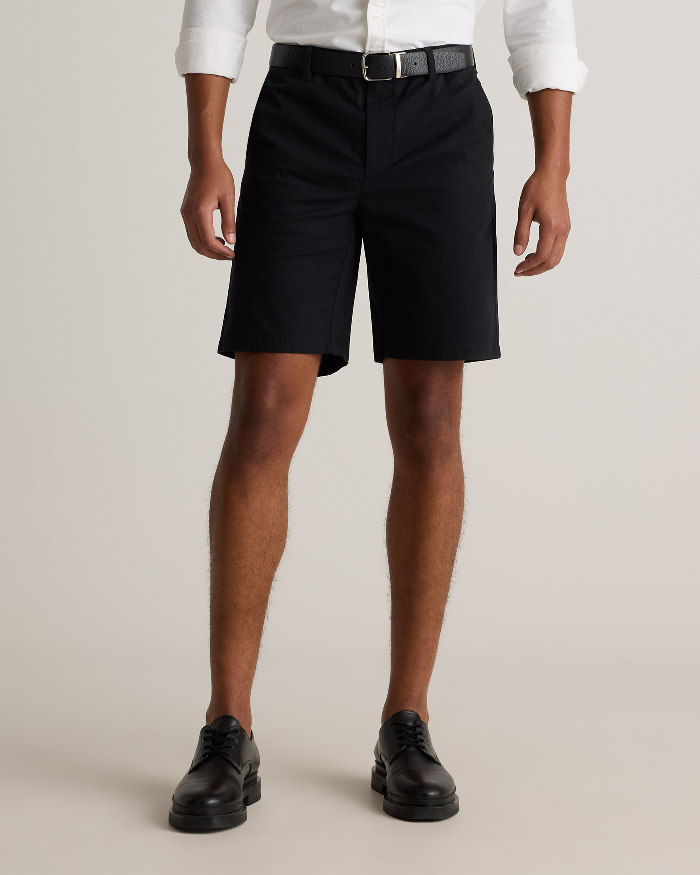 Quince Men's Classic Stretch Chino Shorts In Black