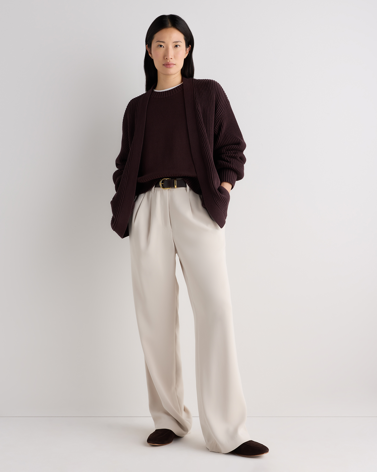 100% Organic Cotton Oversized Cardigan