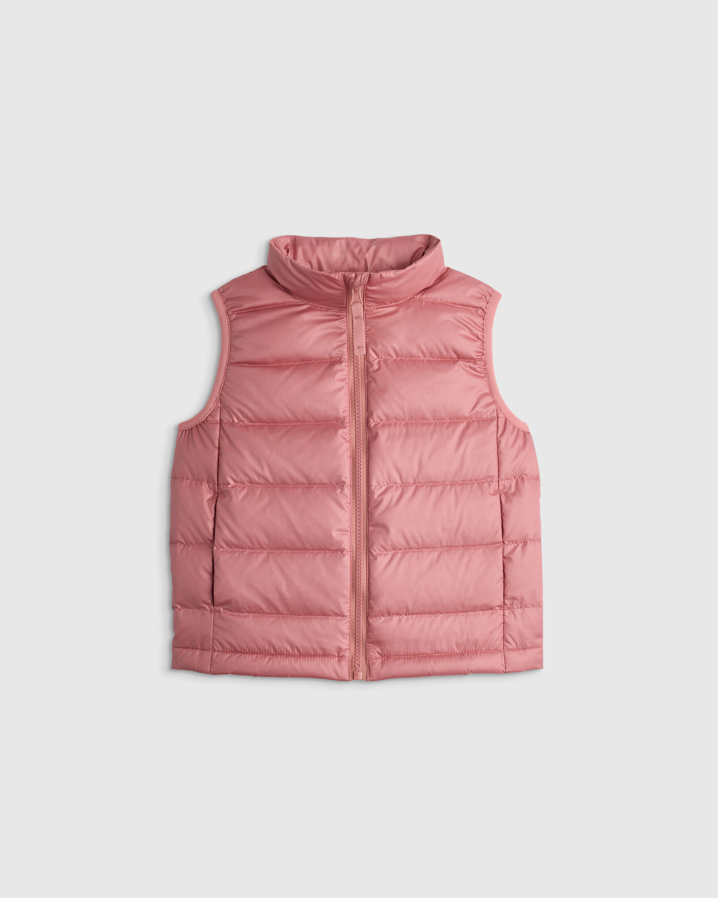 Quince Kids' Lightweight Down Puffer Vest In Pink