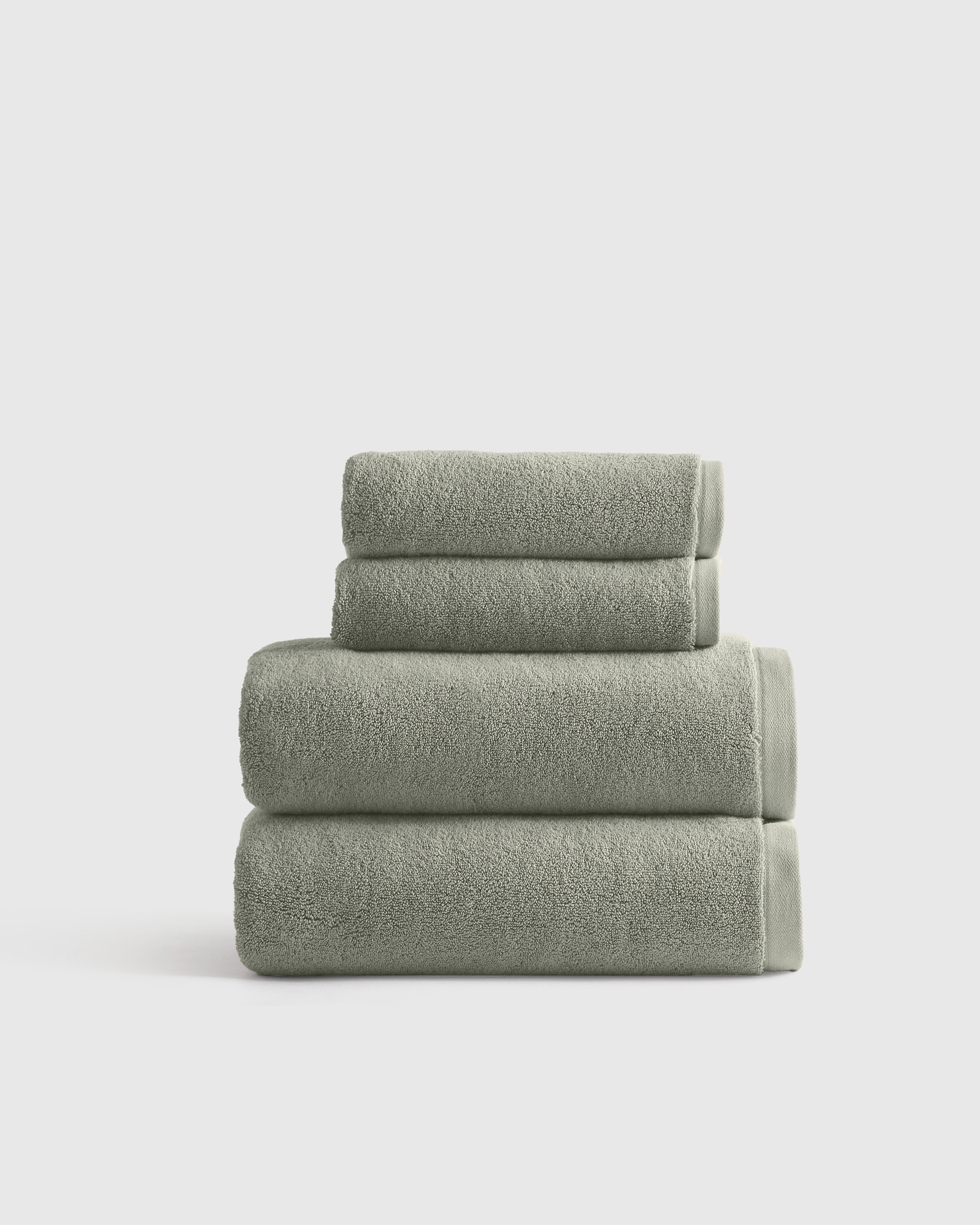 Sage Plush Organic Turkish Cotton Bath Bundle (4 pieces)
