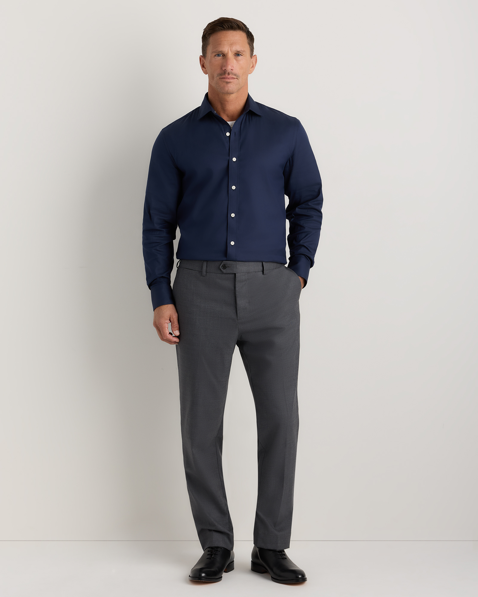 navy blue dress shirt grey pants Blue Formal Shirt Matching Grey Pant And Navy Blue Shirt Navy Blue Shirt  Shirt For Gray Pants Grey Pants With Navy Shirt