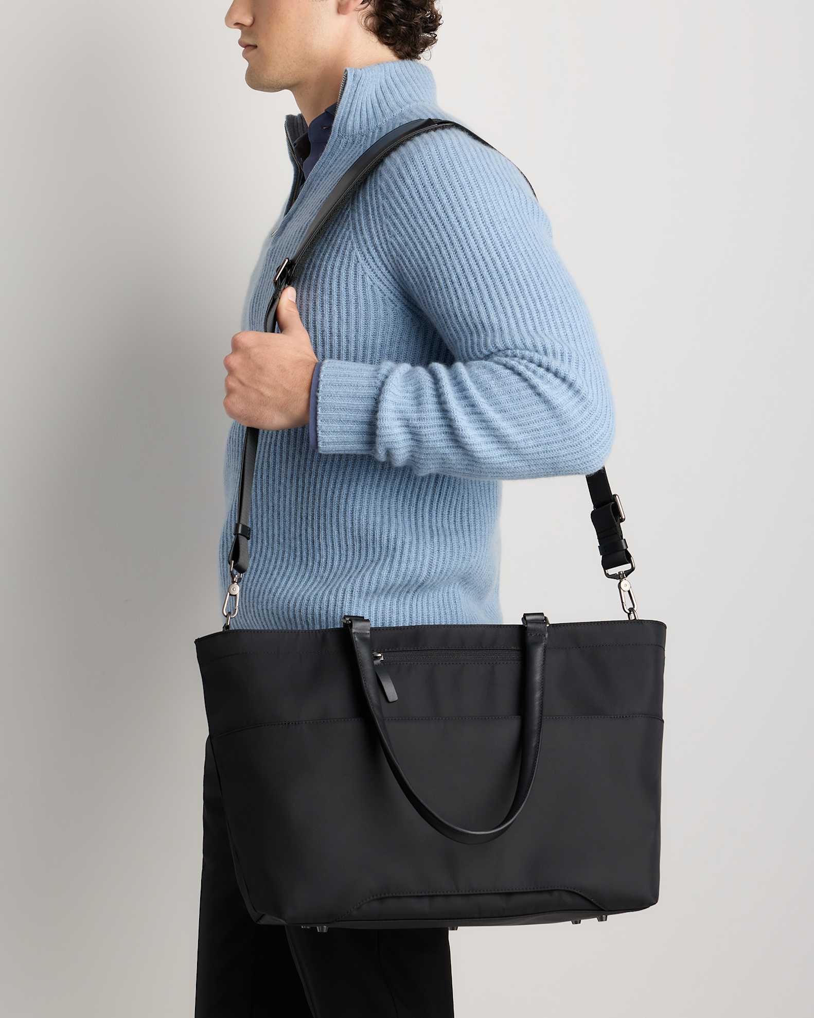 Voyage Nylon Travel Tote in Black Voyage Nylon Travel Tote in Black