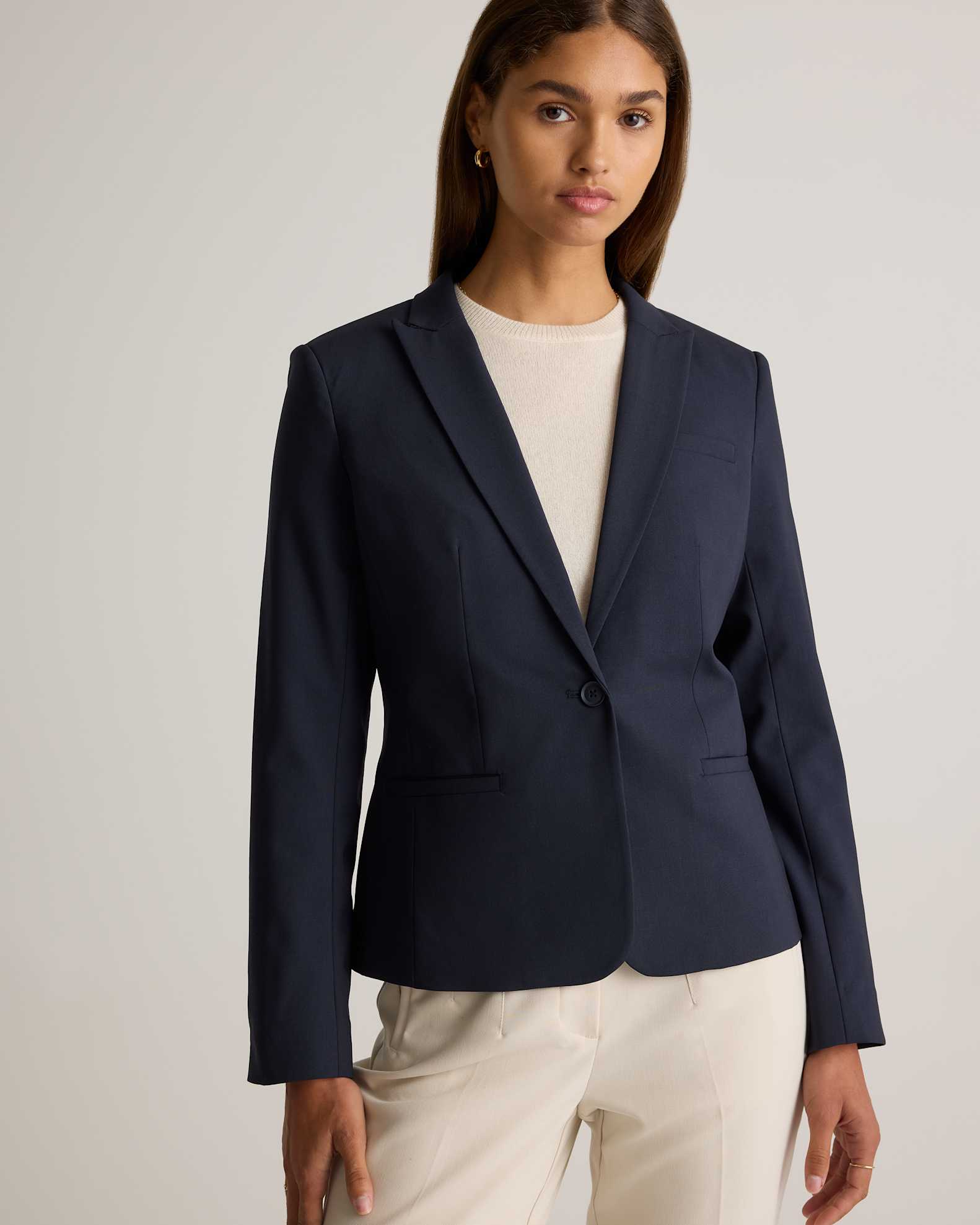 Italian Wool Tailored Blazer