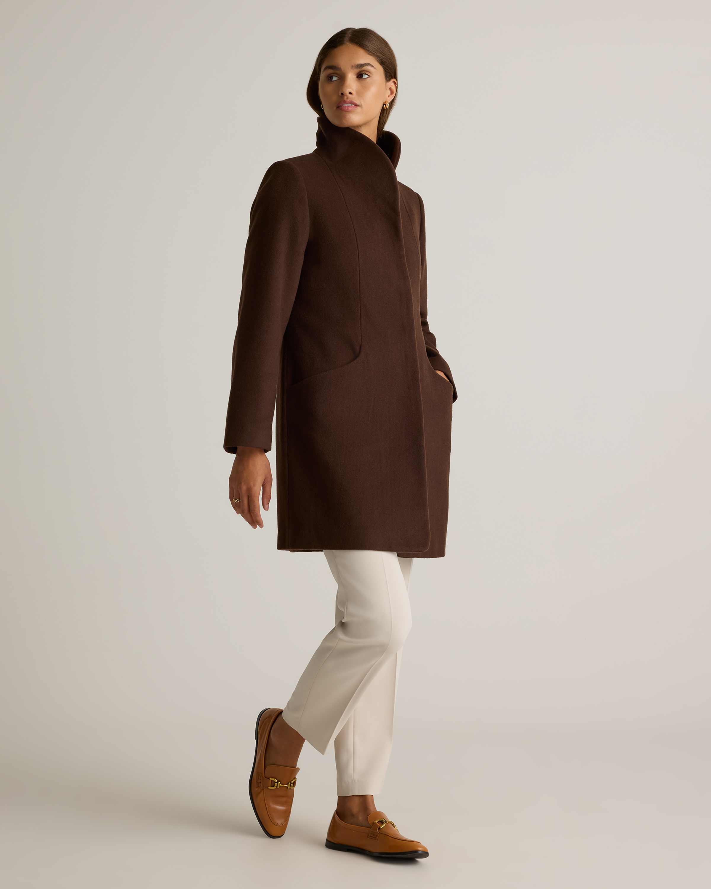 ジャケット・アウター iNtimite Hairy Cocoon Coat 2 iNtimite Hairy cocoon coat 2