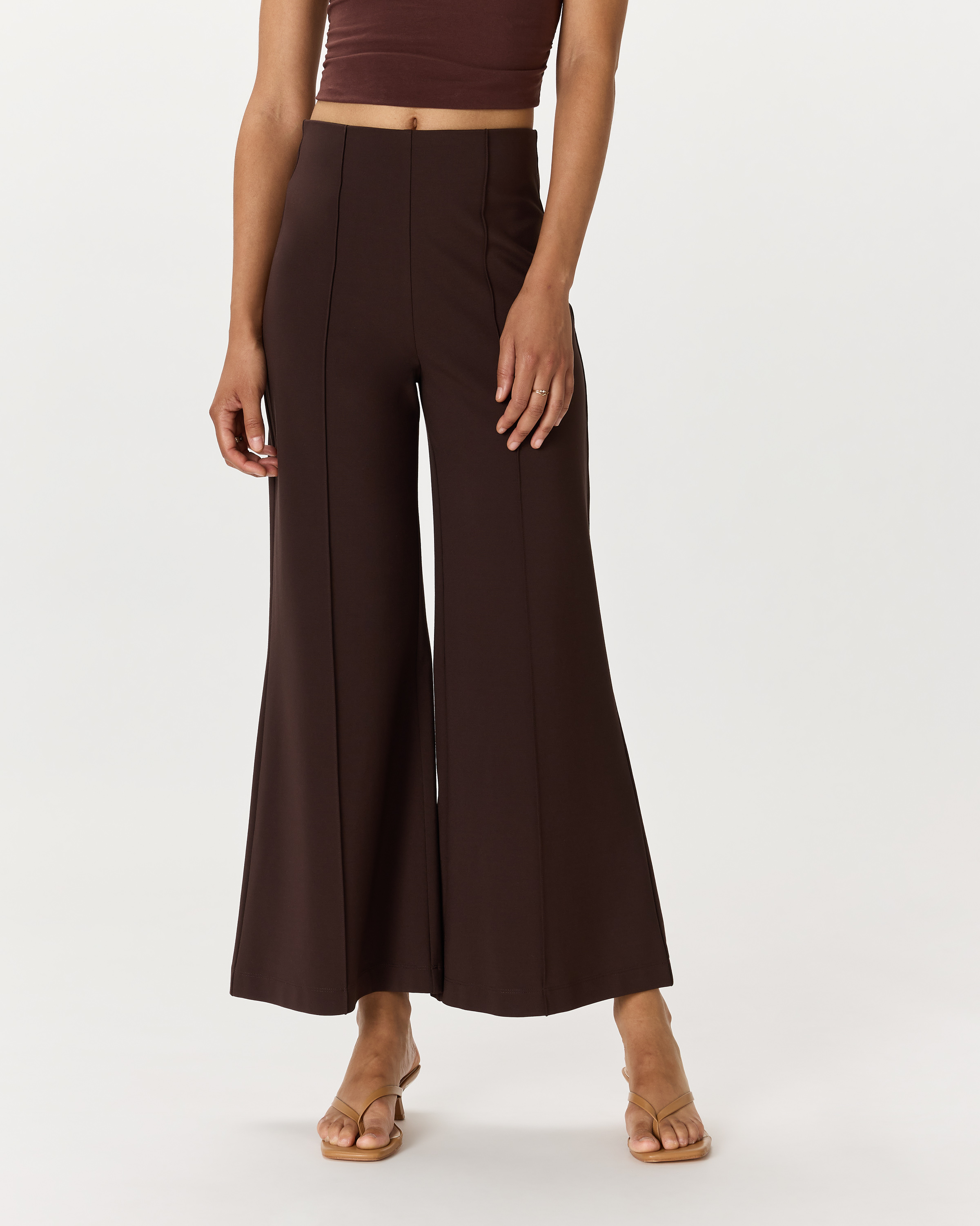 【ANGLAN】Napping Contrasting Wide Pants Splendid x @Cellajaneblog Poplin Wide Leg Pant | Splendid