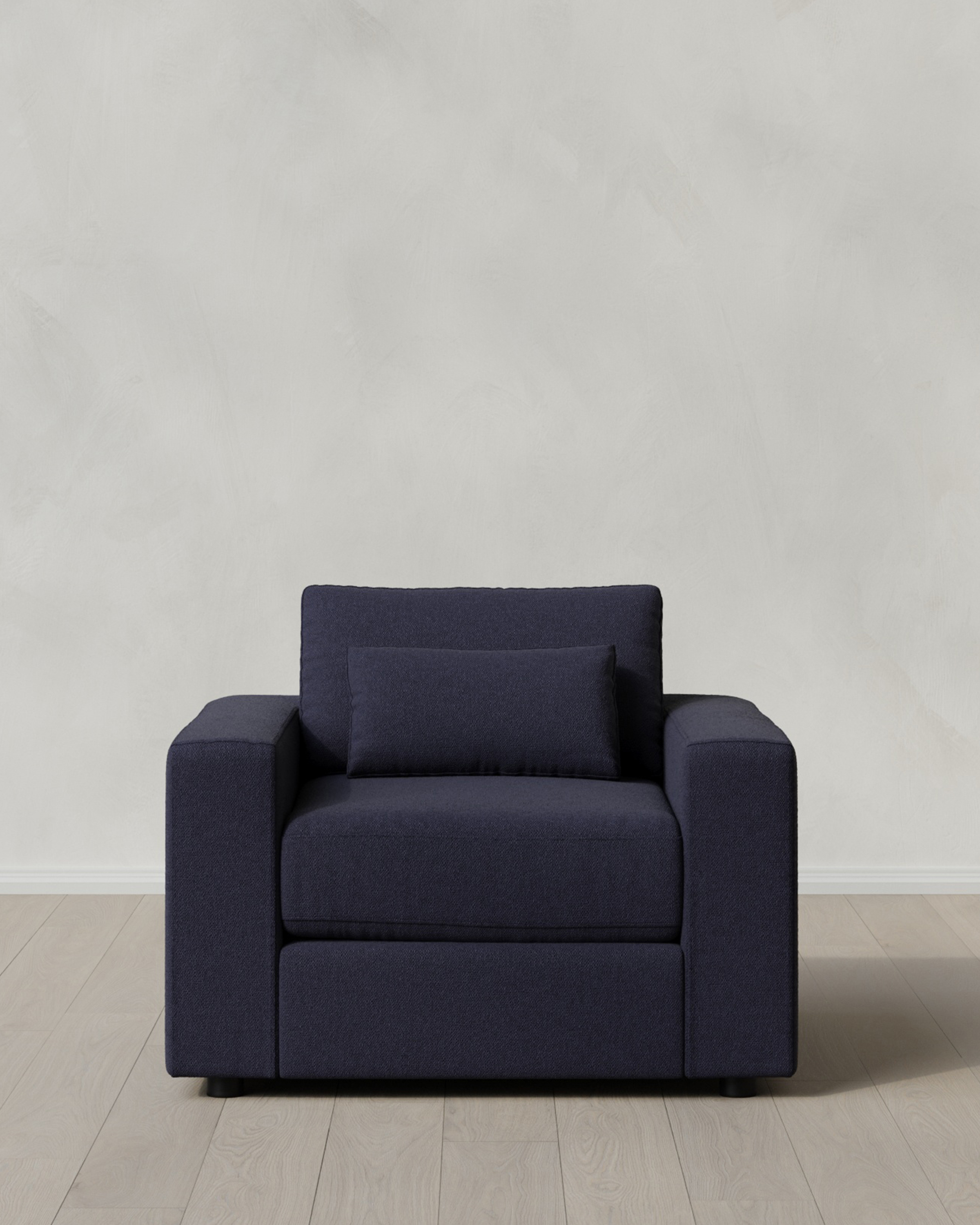 Navy Ashford Deep Seat Chair and a Half in Performance Basketweave