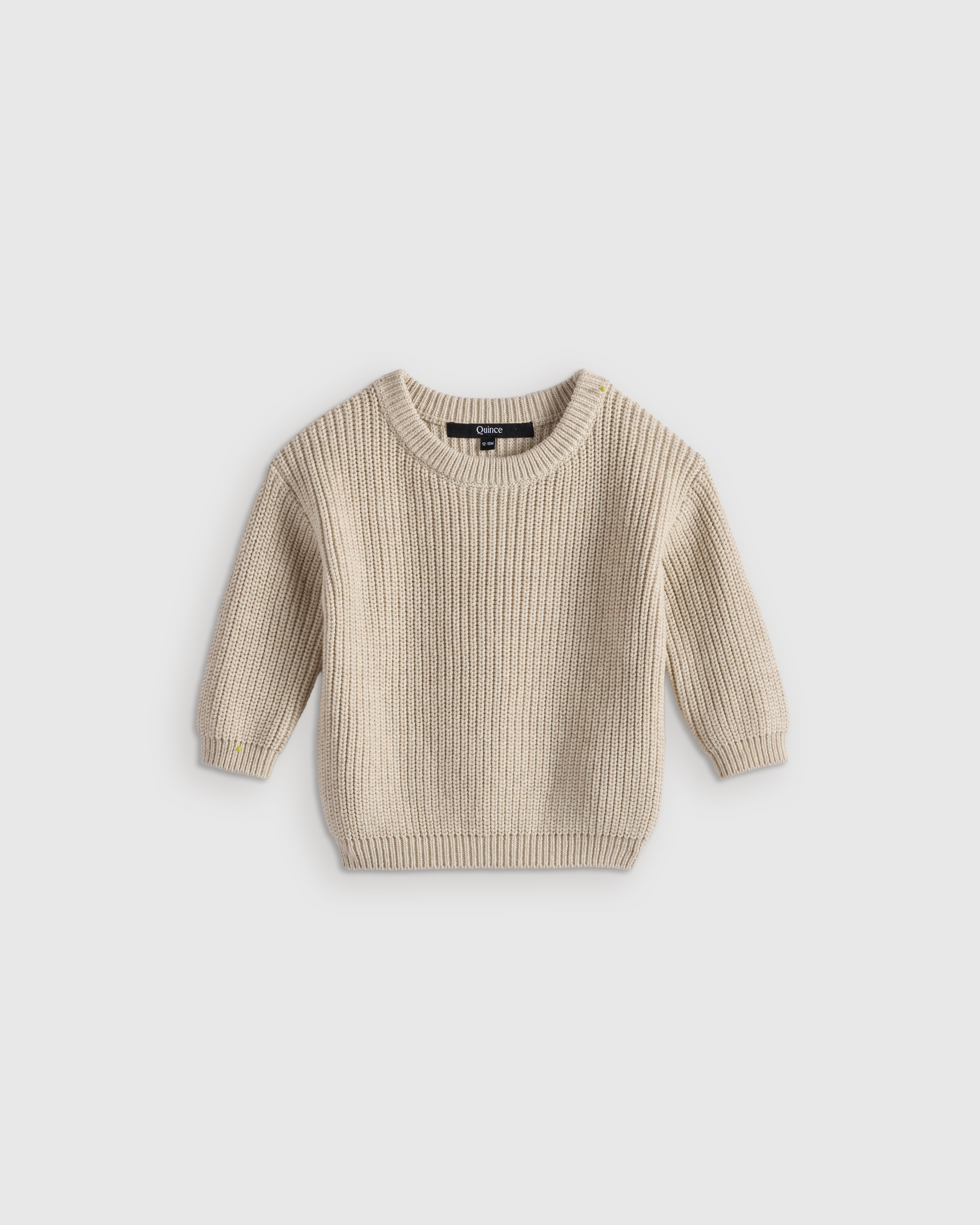 Quince Fisherman Tunic Sweater In Neutral