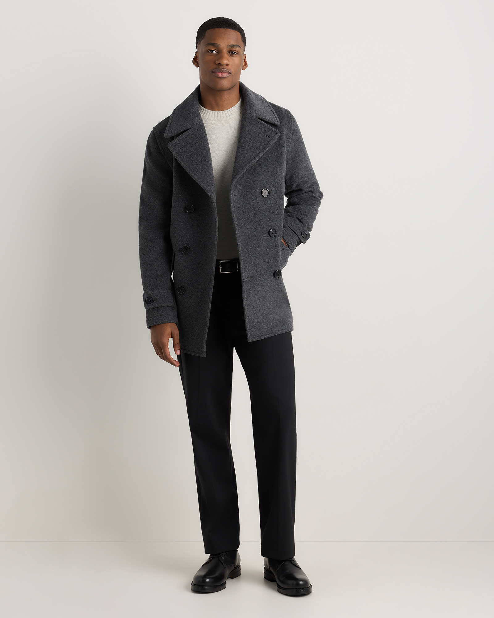 Wool Cashmere Peacoat