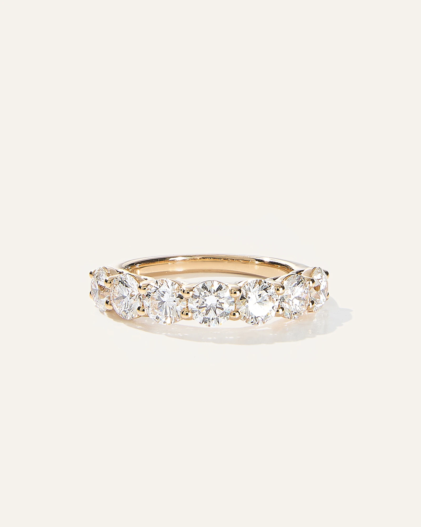 Lab Grown Diamond Round Seven Stone Band