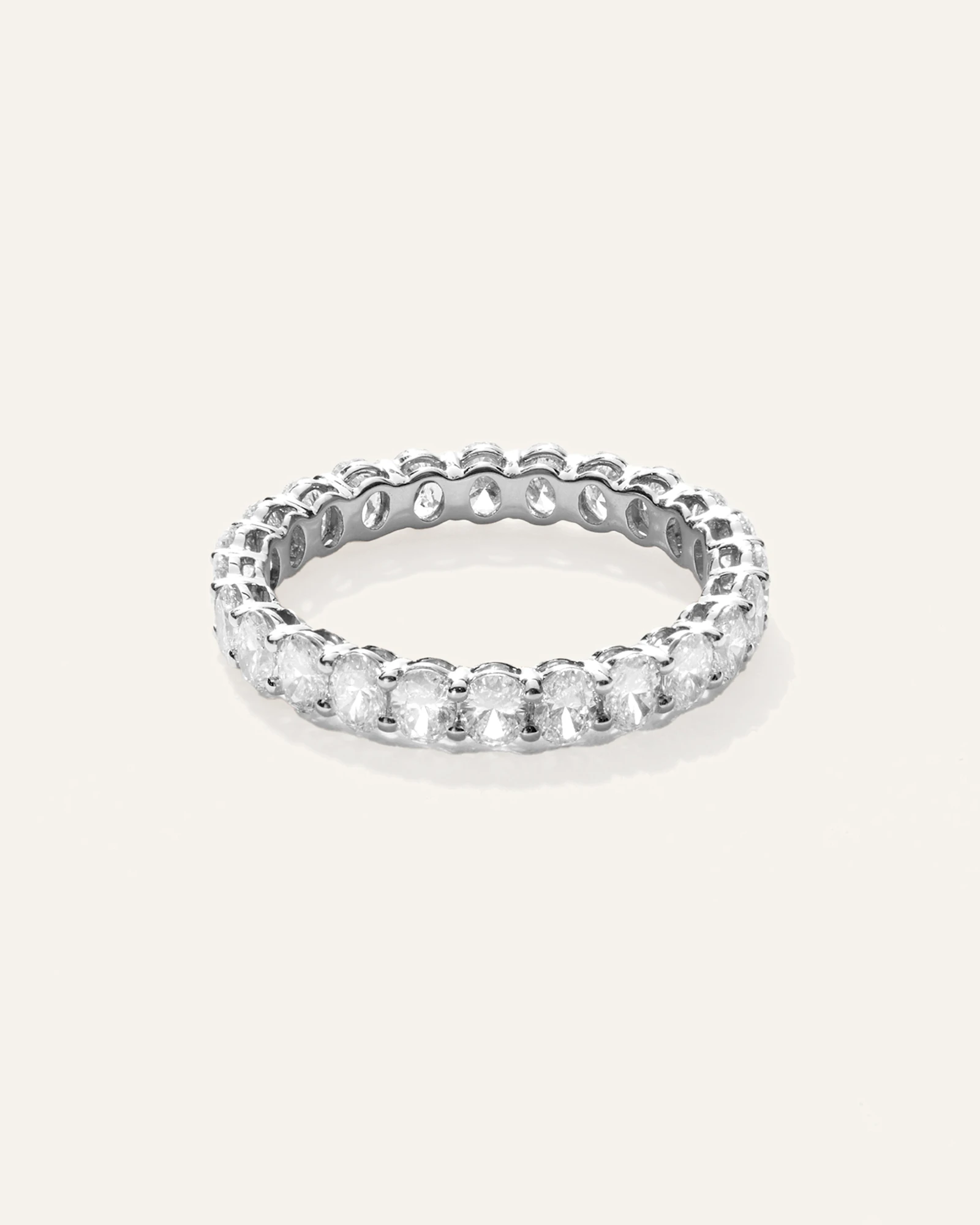 Lab Grown Diamond Oval Eternity Band
