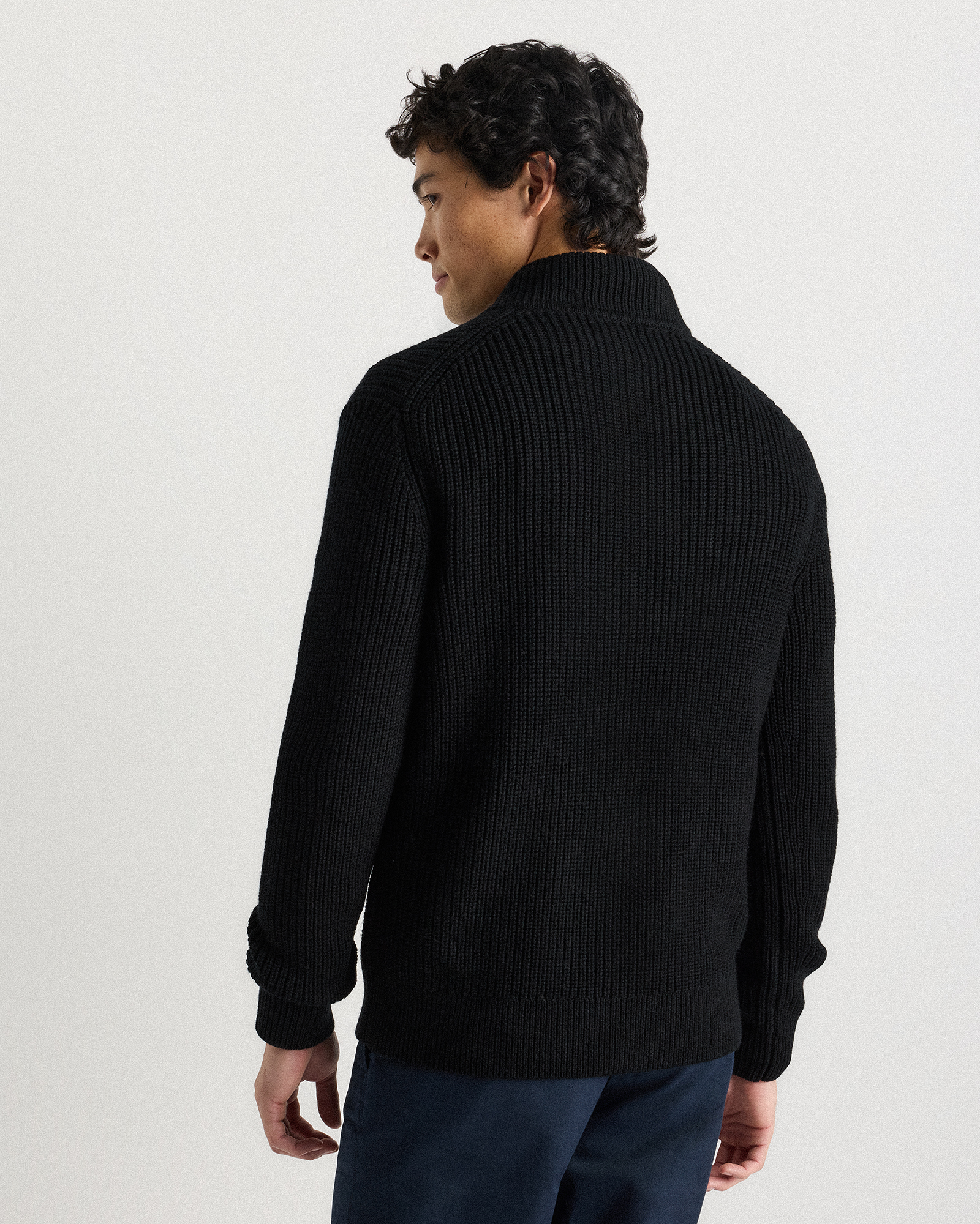 Australian Merino Wool Half Zip Sweater