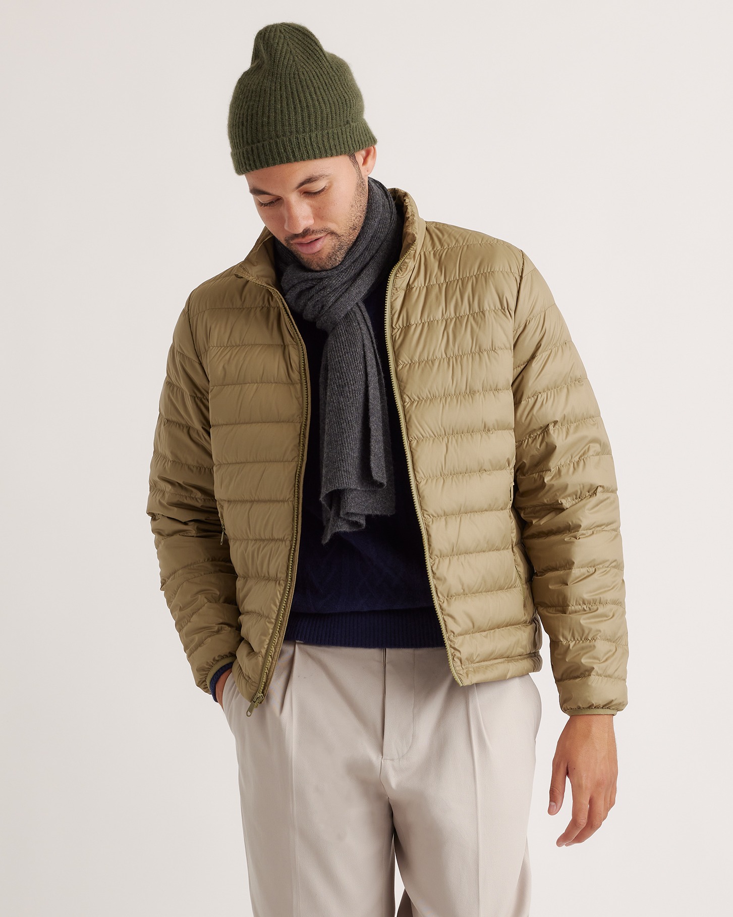 Charcoal Mongolian Cashmere Scarf