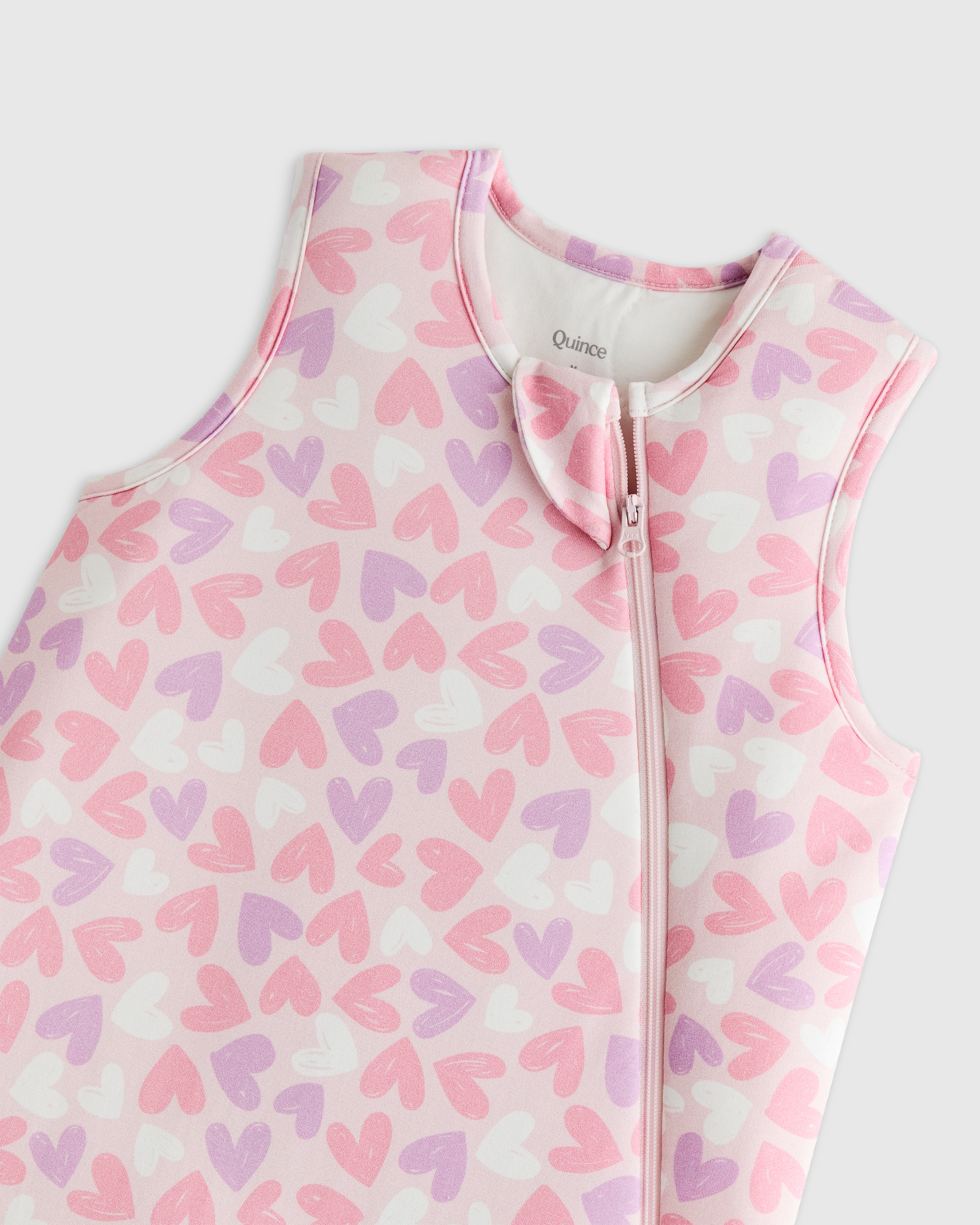 Lavender Hearts Bamboo Sleep Bag 2.5 TOG