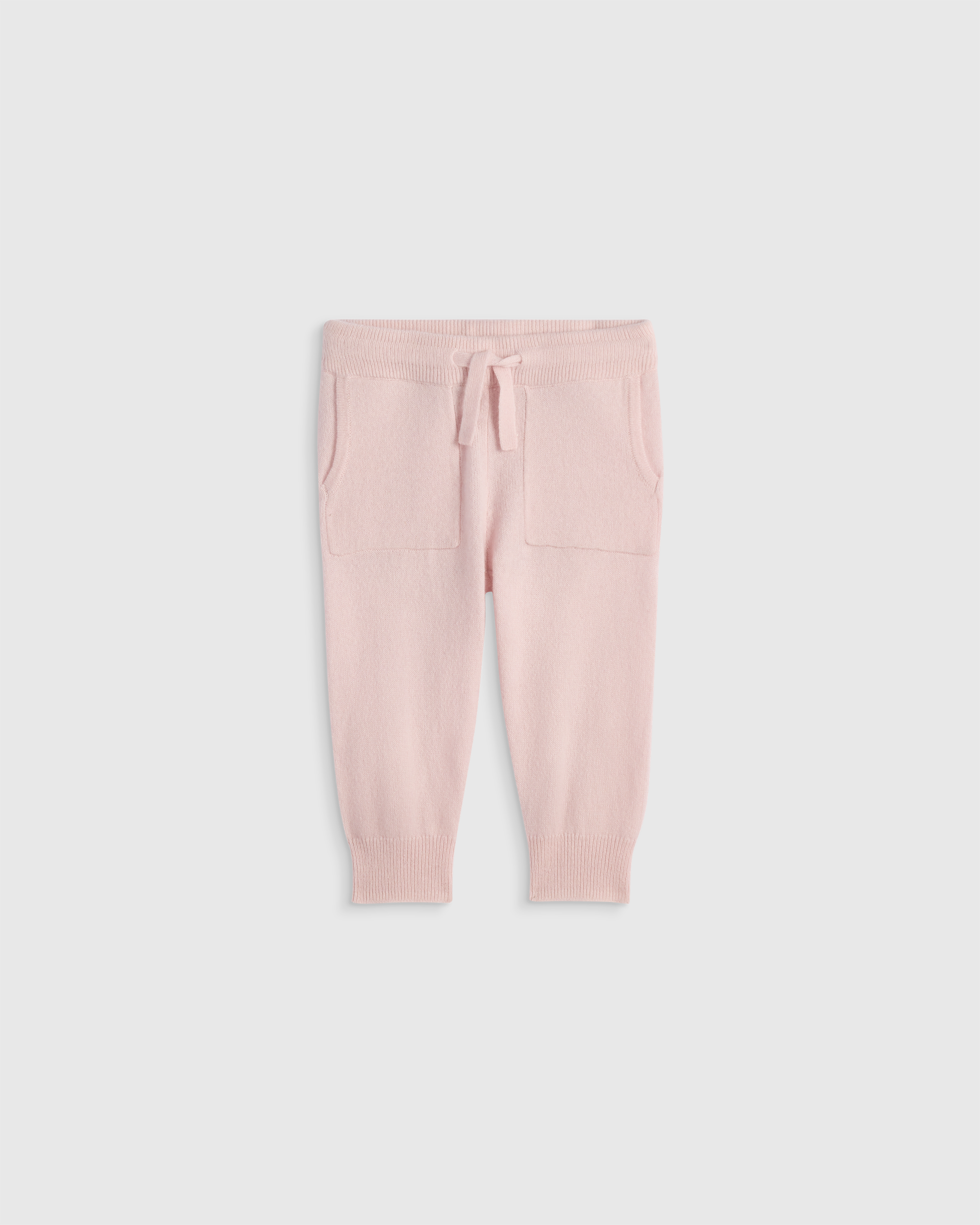 Minimal Pink Jogger en cachemire lavable