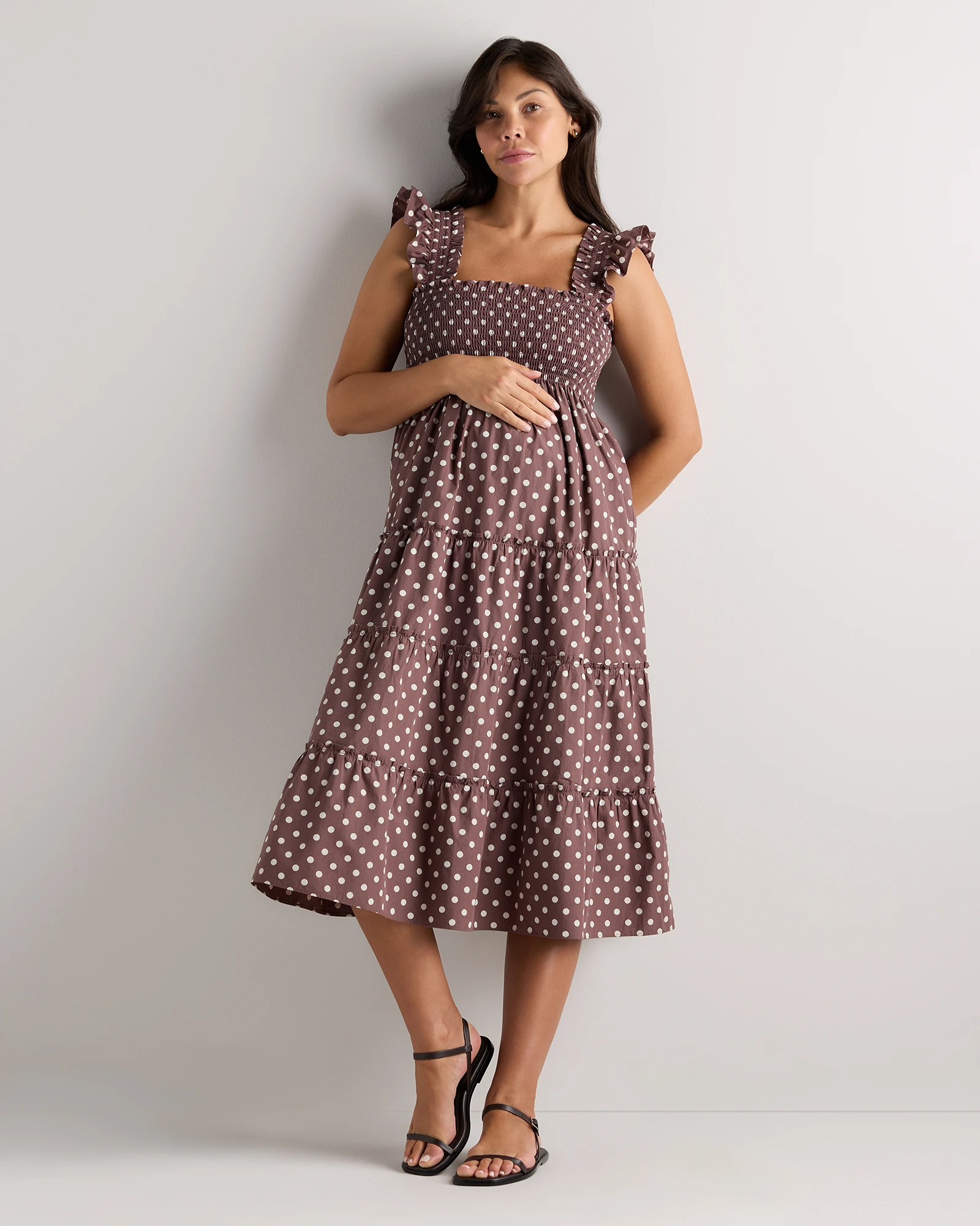 maternity cocktail dress Tess This one Angel Maternity Mika Maternity Ruffle