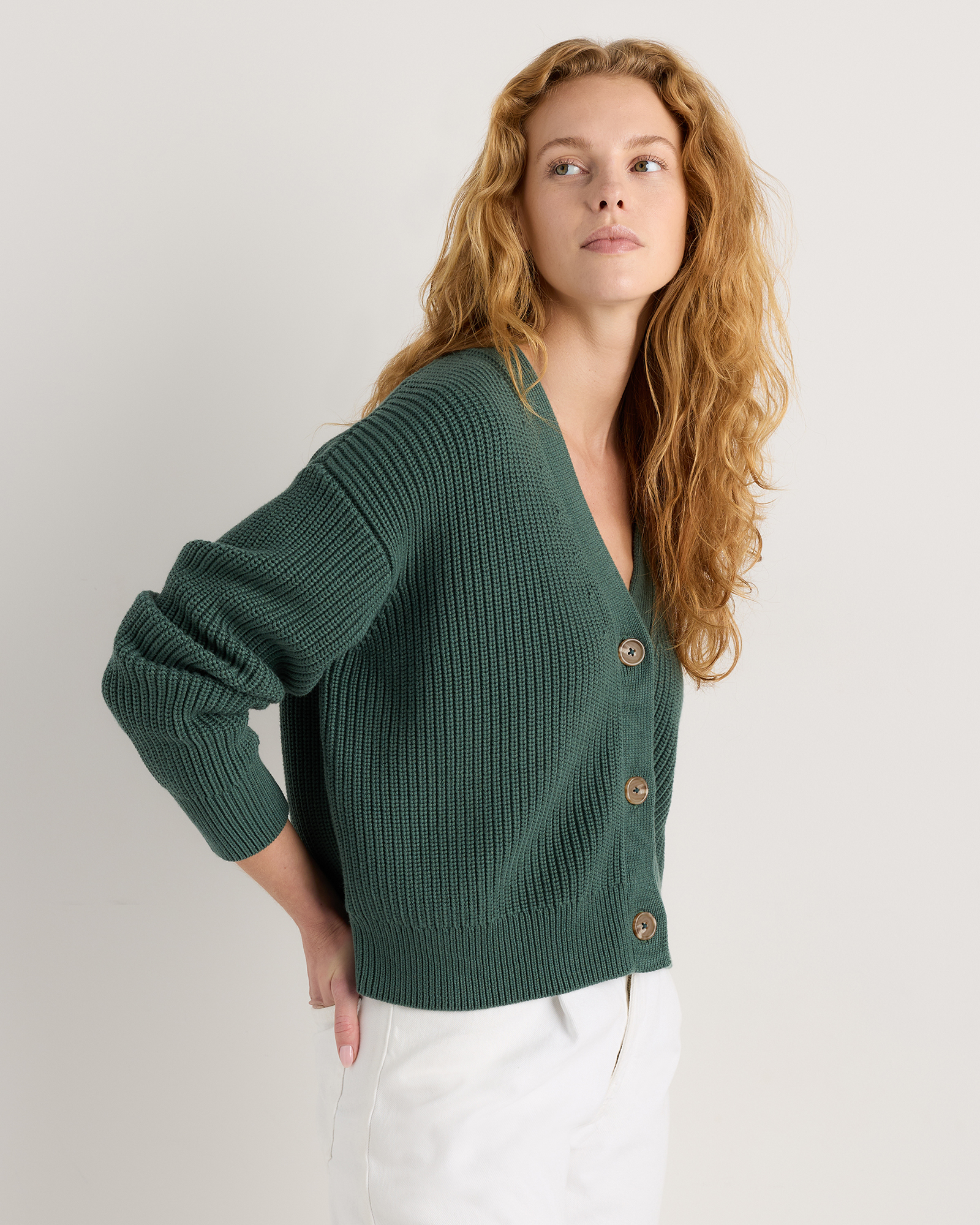 French Terry Modal Cardigan