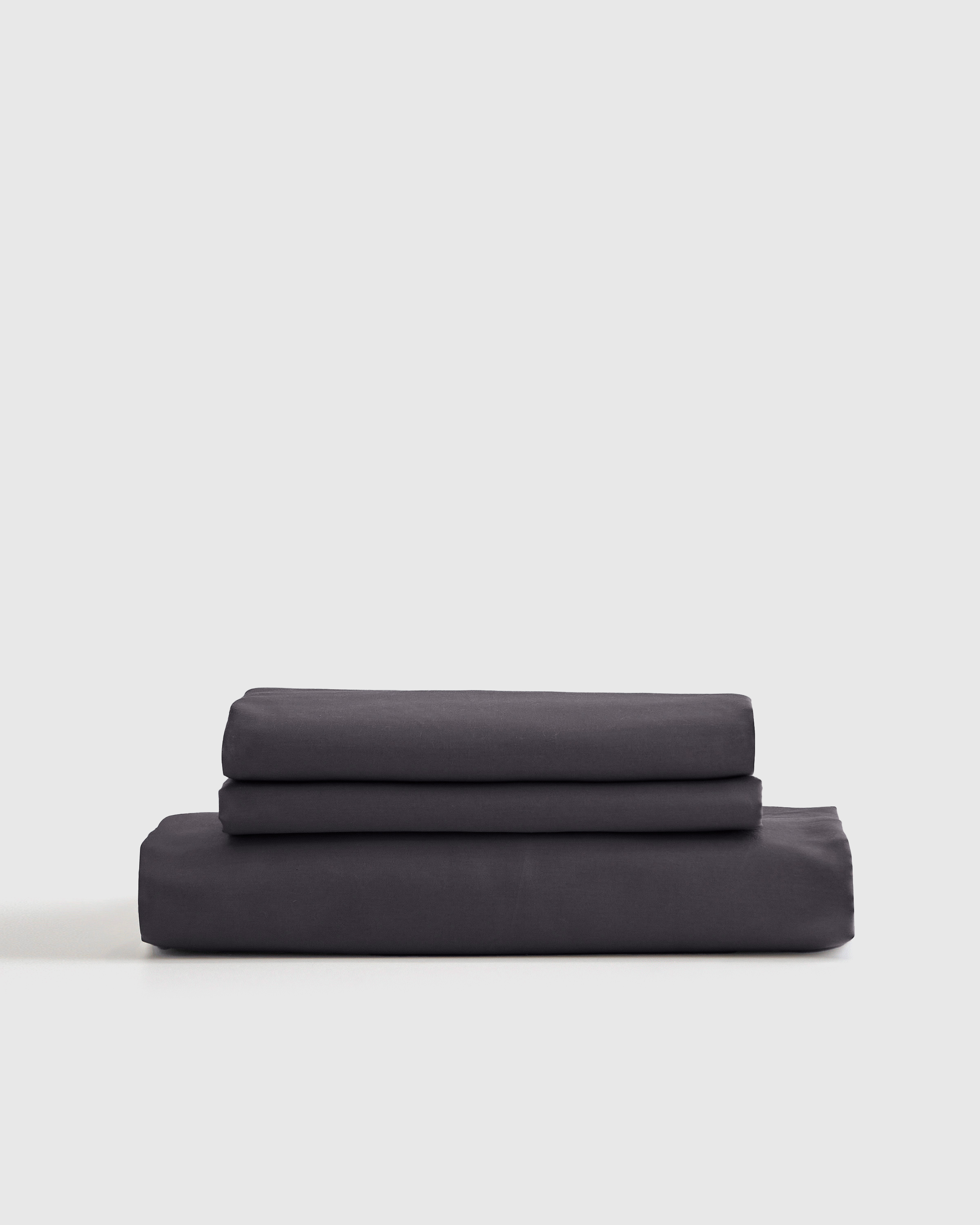 Graphite Luxury Organic Sateen Fitted Sheet Set