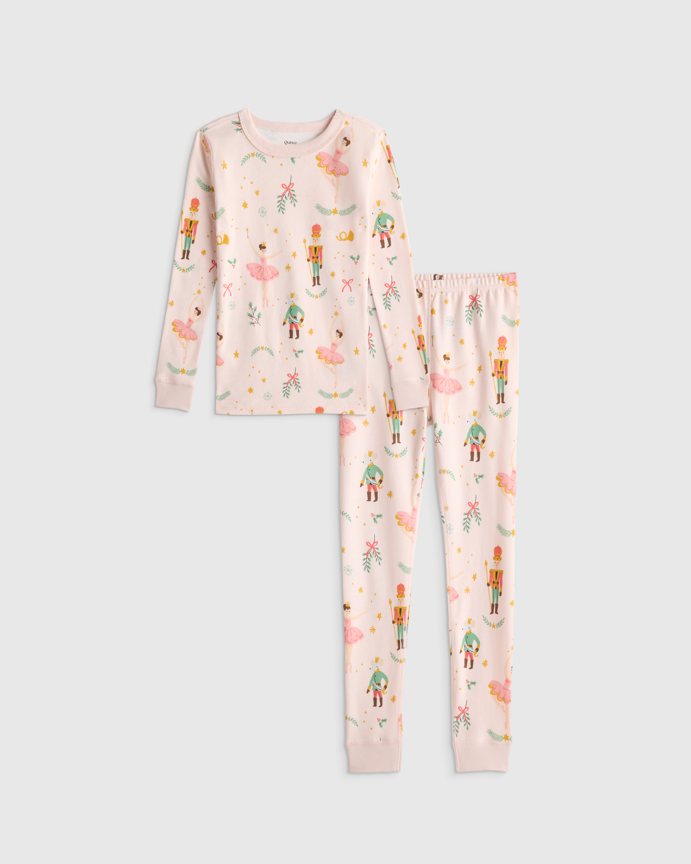 Nutcracker Ensemble pyjama à manches longues et pantalon 100 % coton biologique