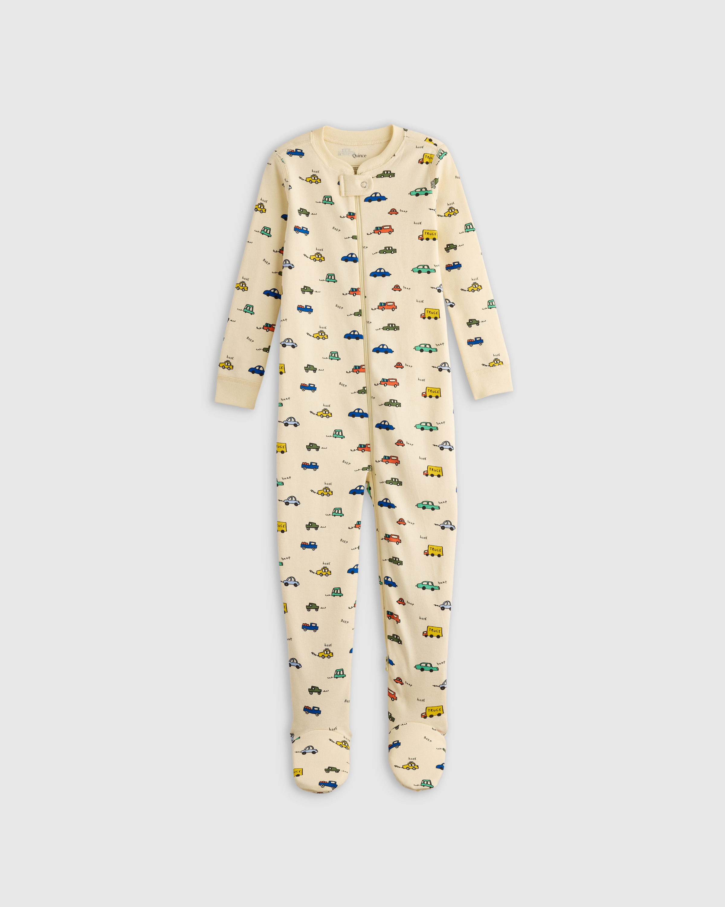 Cars 100% Organic Cotton Footie Pajama