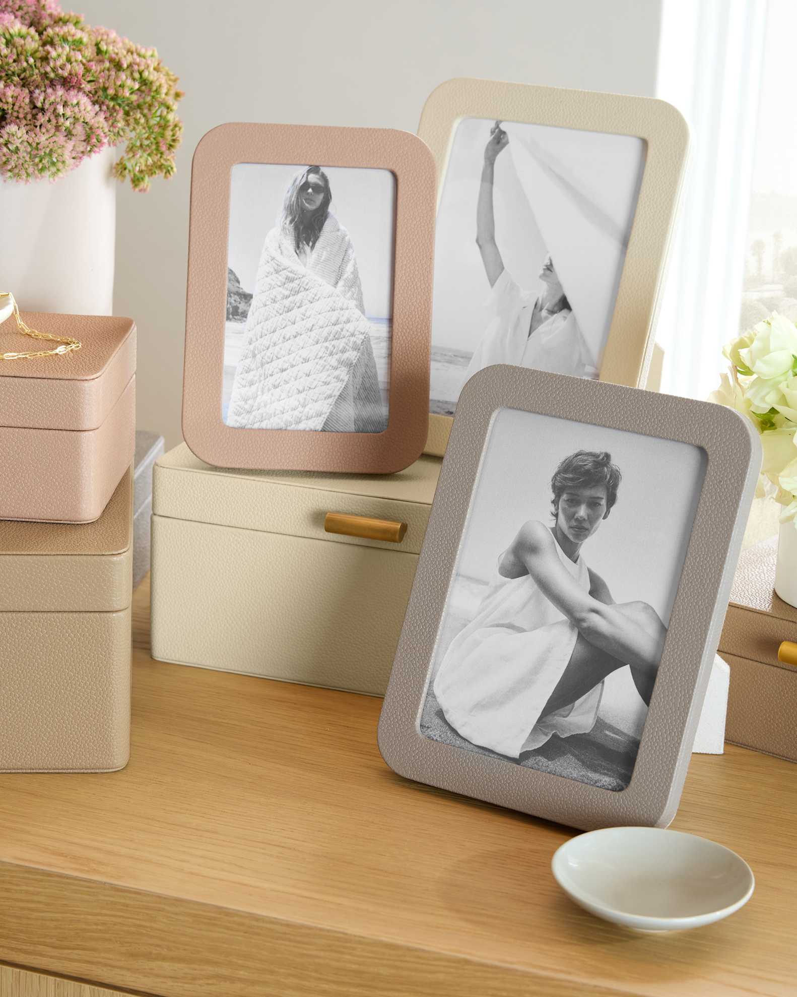 Shagreen Leather Decorative Picture Frames