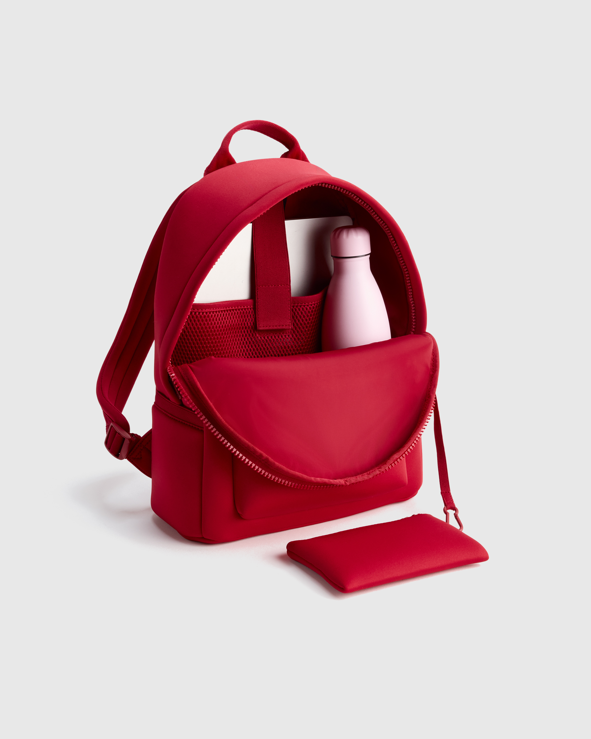 Quince All-Day Neoprene Backpack All-Day Neoprene Backpack in Ruby Red main image 2
