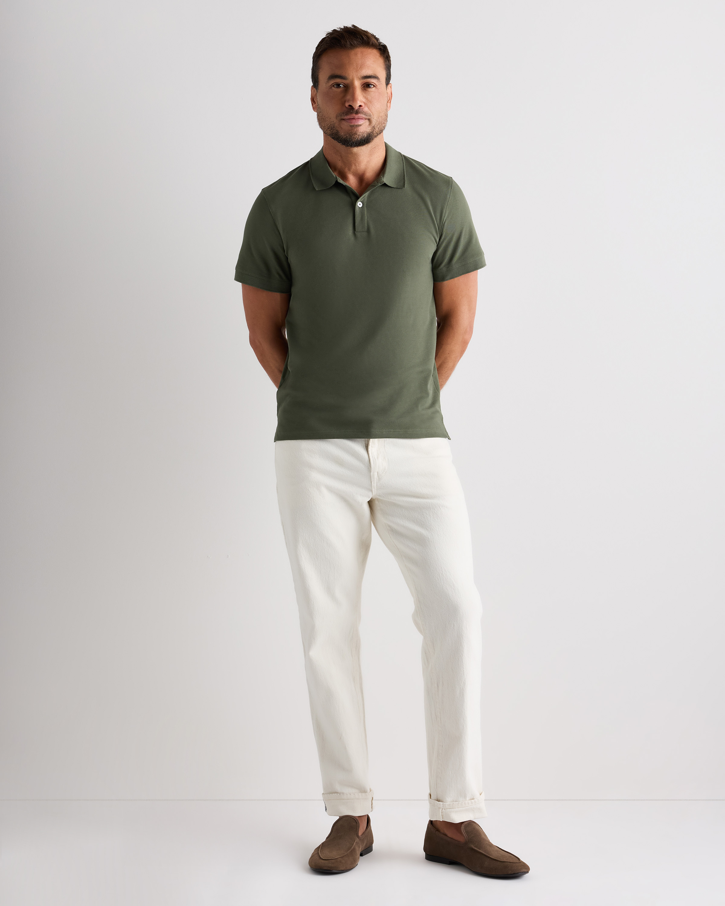 Organic Cotton Pique Polo | Quince Canada