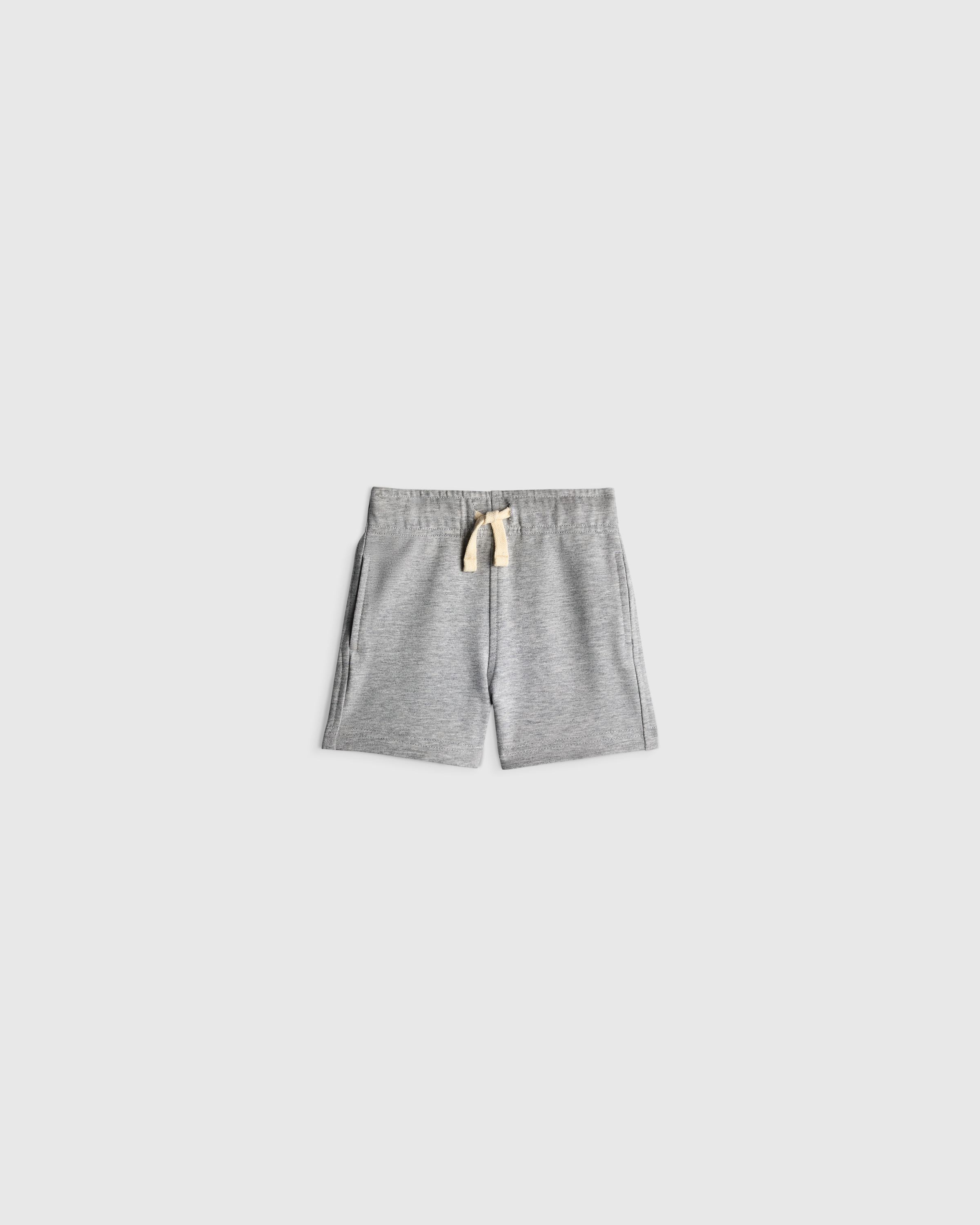 Heather Grey Organic Cotton French Terry Short