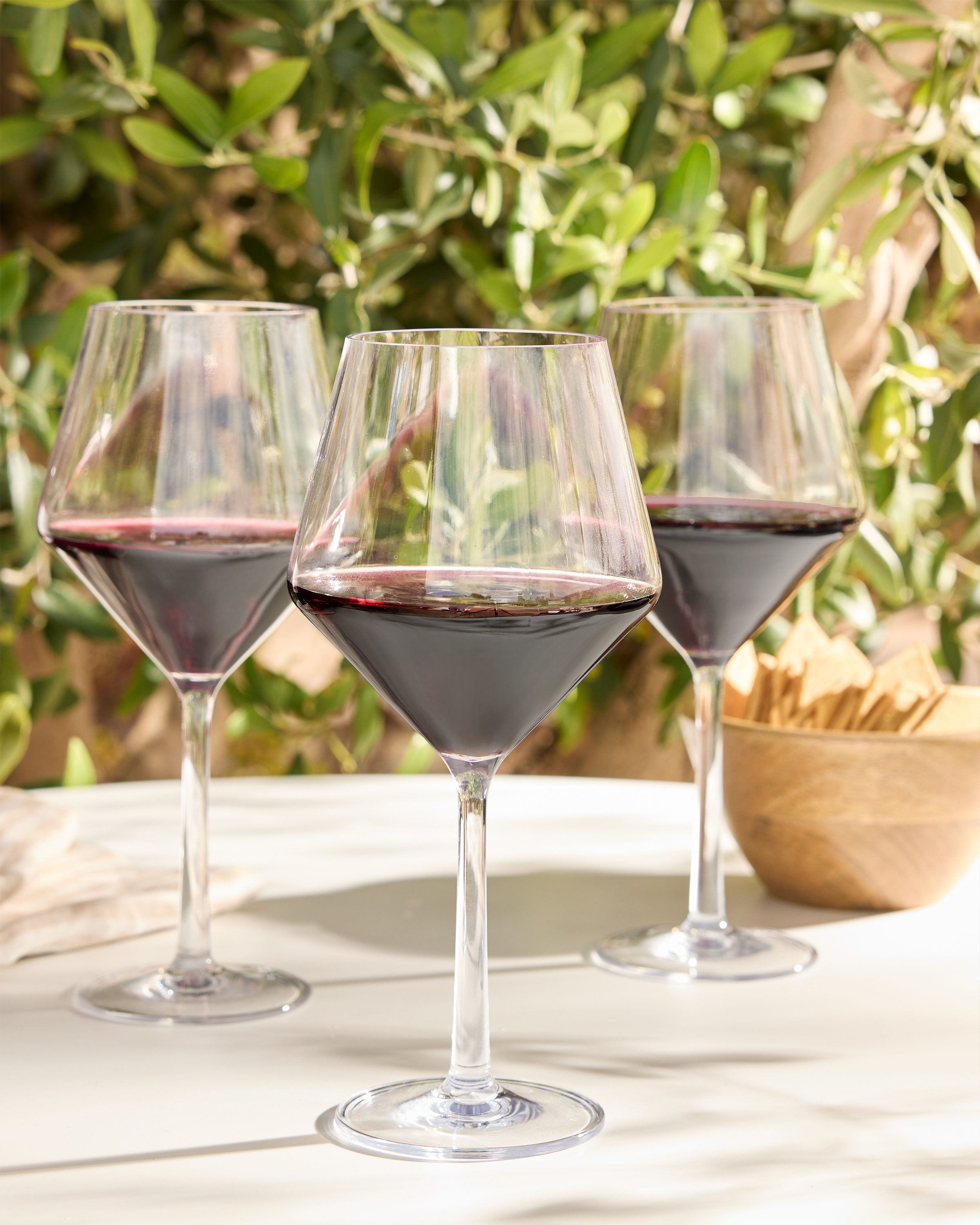 No Color Sole Outdoor Red Wine Glass (Set of 6)