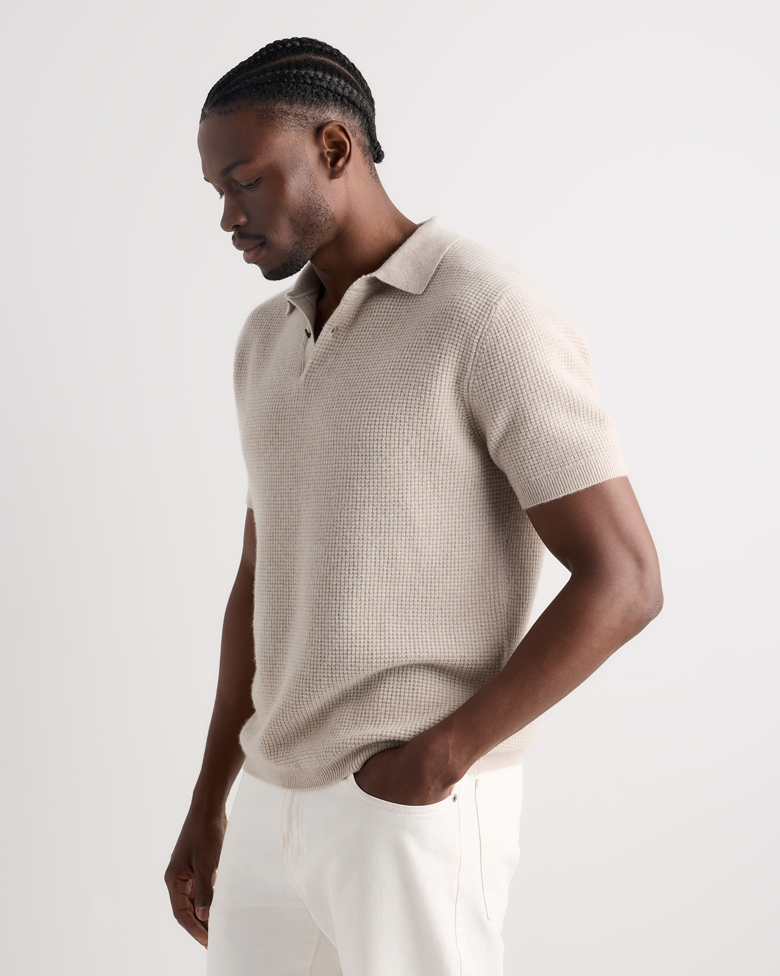 トップス 25AW cash&barba Mongolian Cashmere POLO トップス 25AW cash&barba Mongolian Cashmere POLO Mongolian