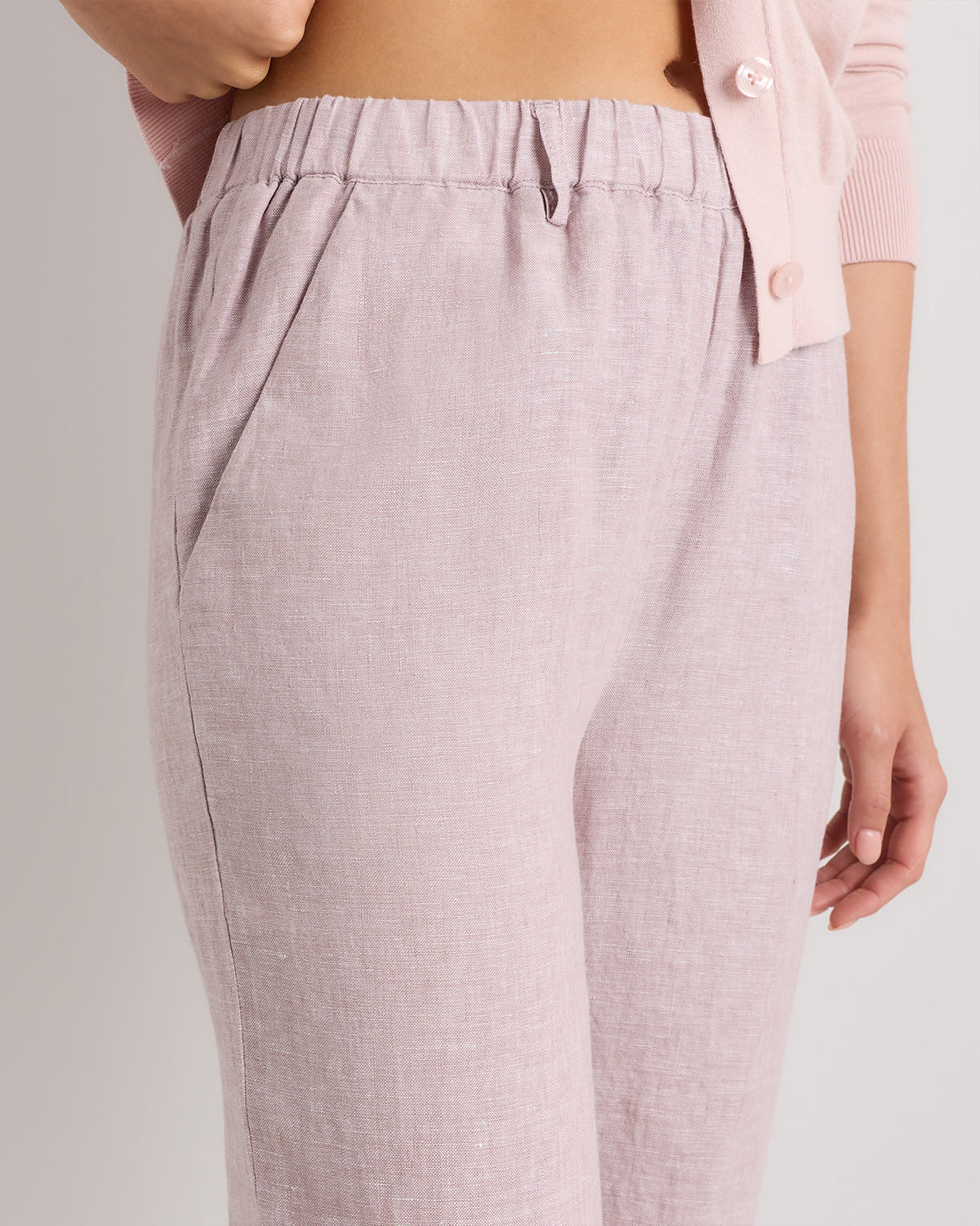 Lot De 5 Pantalons Femme J.Crew Taille 2 - Couleurs Variées (bleu Marine, Beige, Gris, Rose Poudré) En Coton Et Polyester