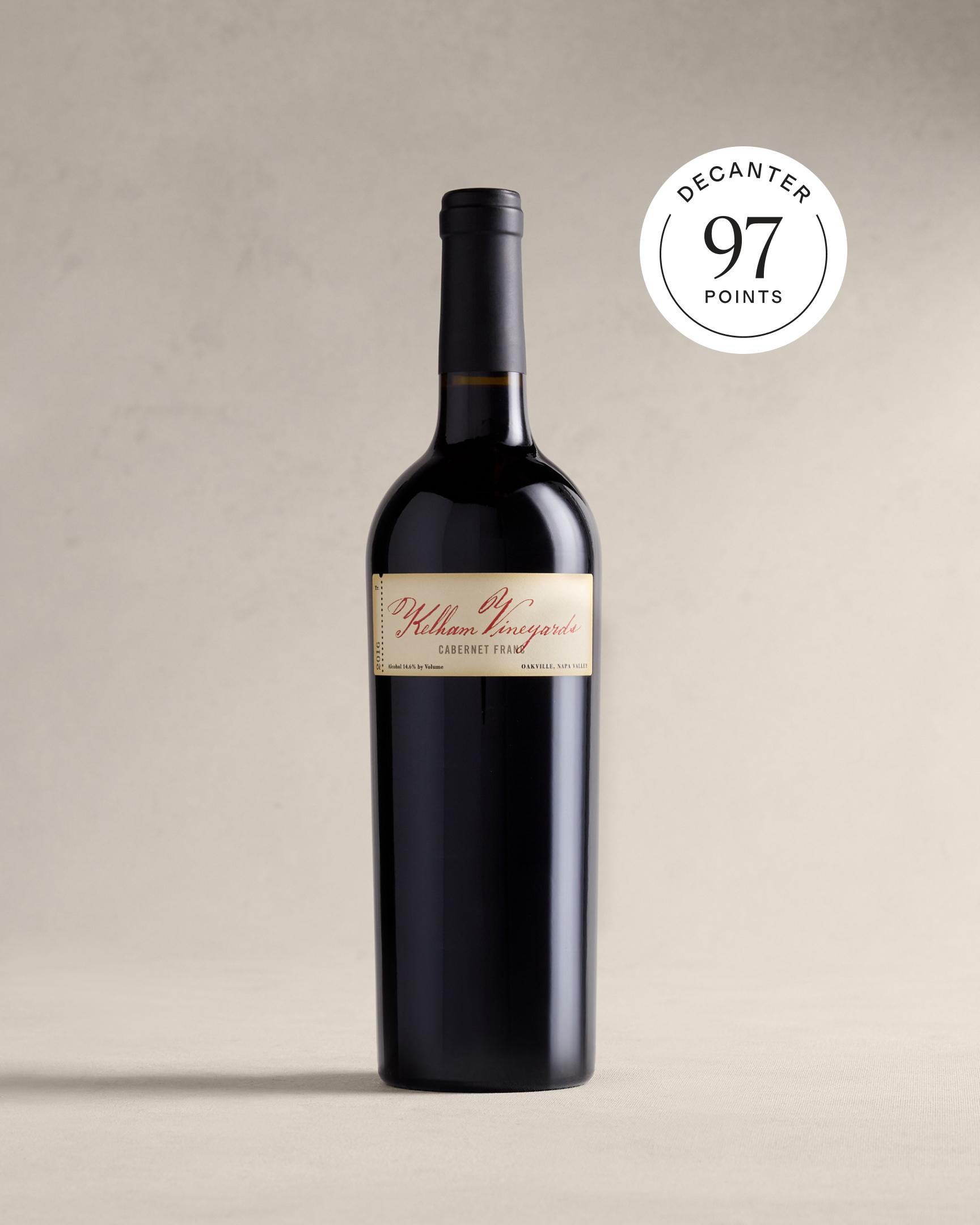 No Color Kelham Vineyards Oakville Napa Cabernet Franc 2016