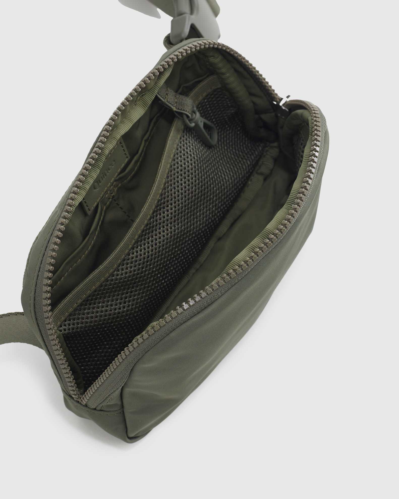 Women's Revive Nylon Belt Bag in Olive by Quince Women's Revive Nylon Belt Bag in Olive by Quince