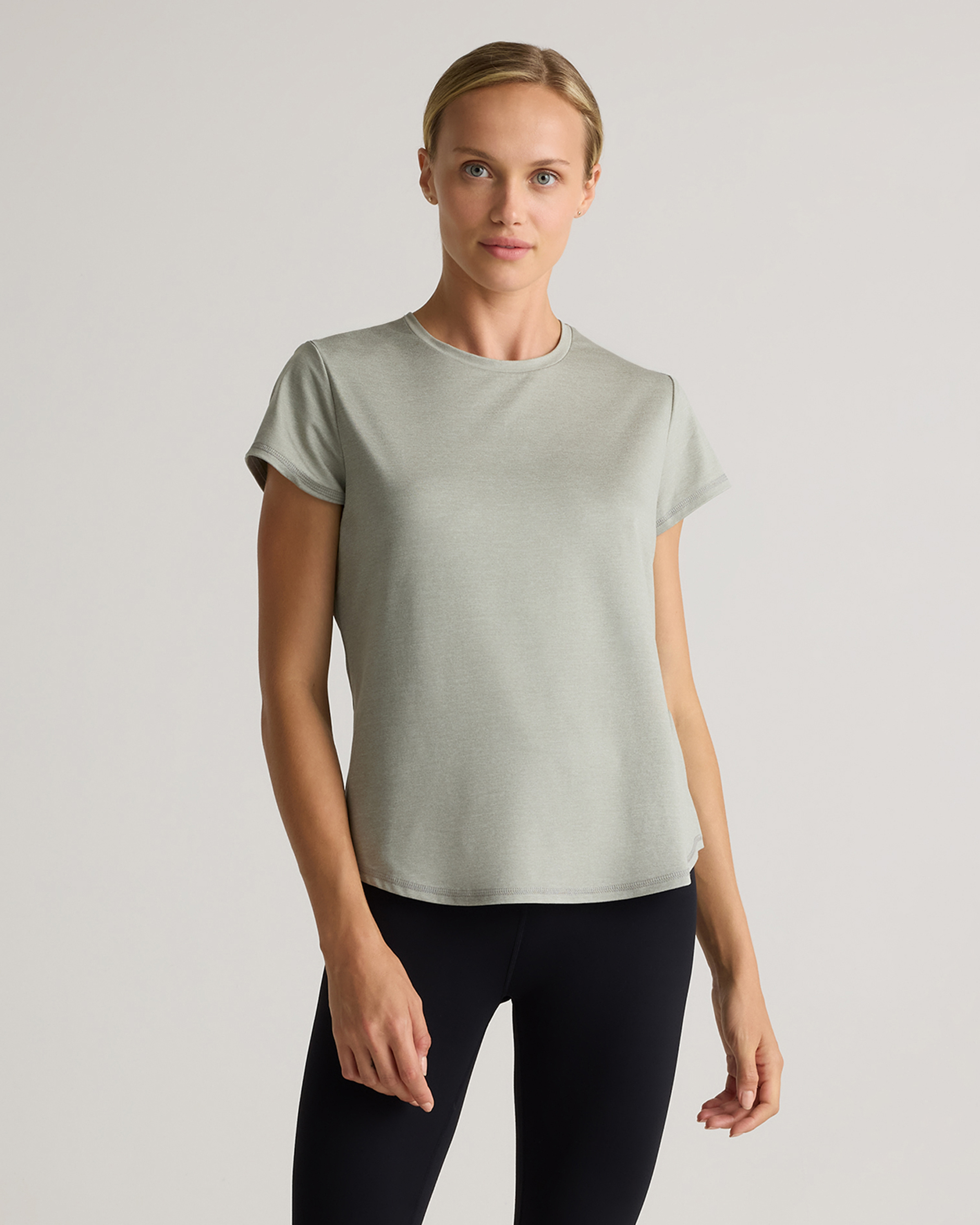 Heather Aloe T-shirt en Flowknit Breeze