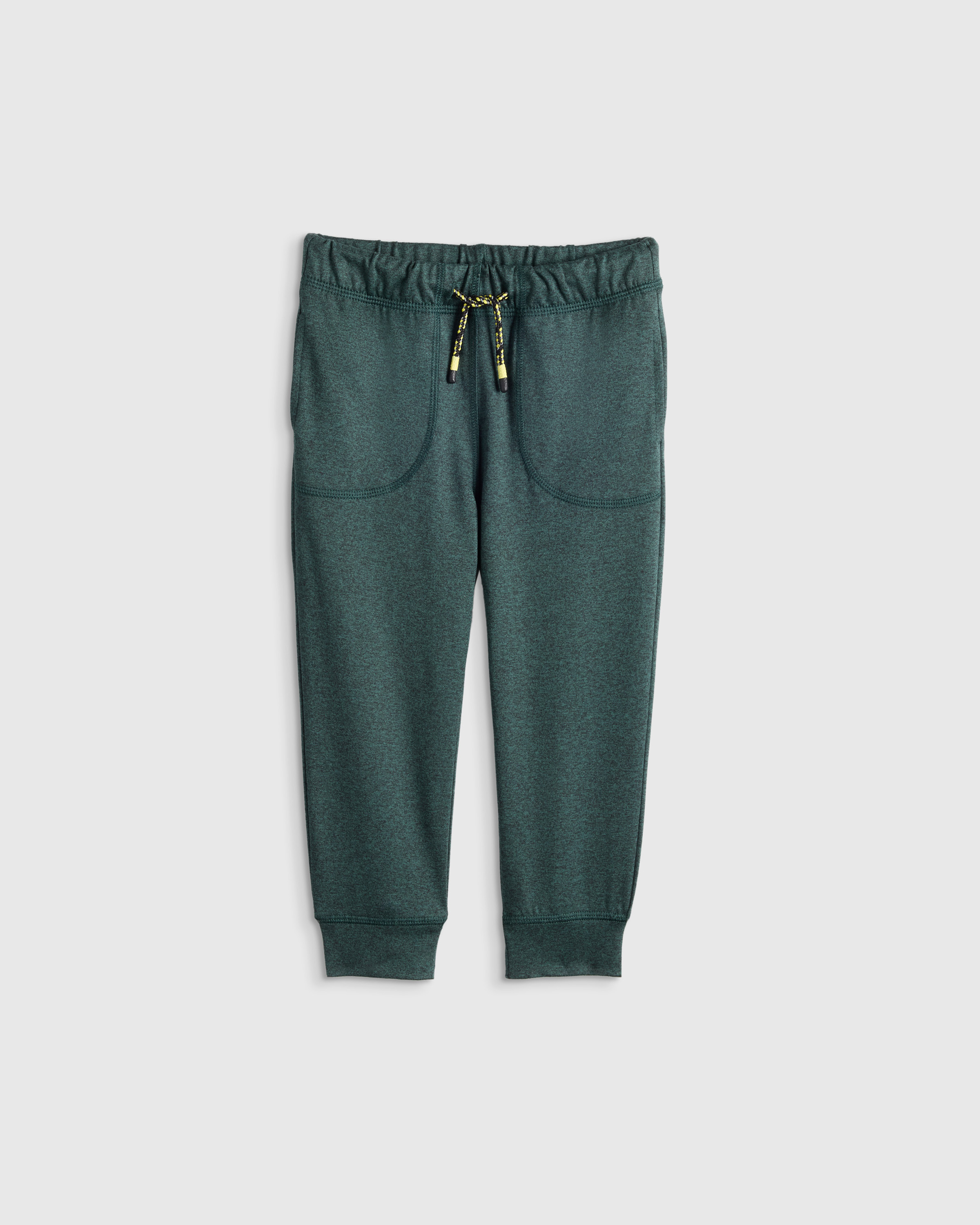 Heather Green Flowknit Performance Joggers
