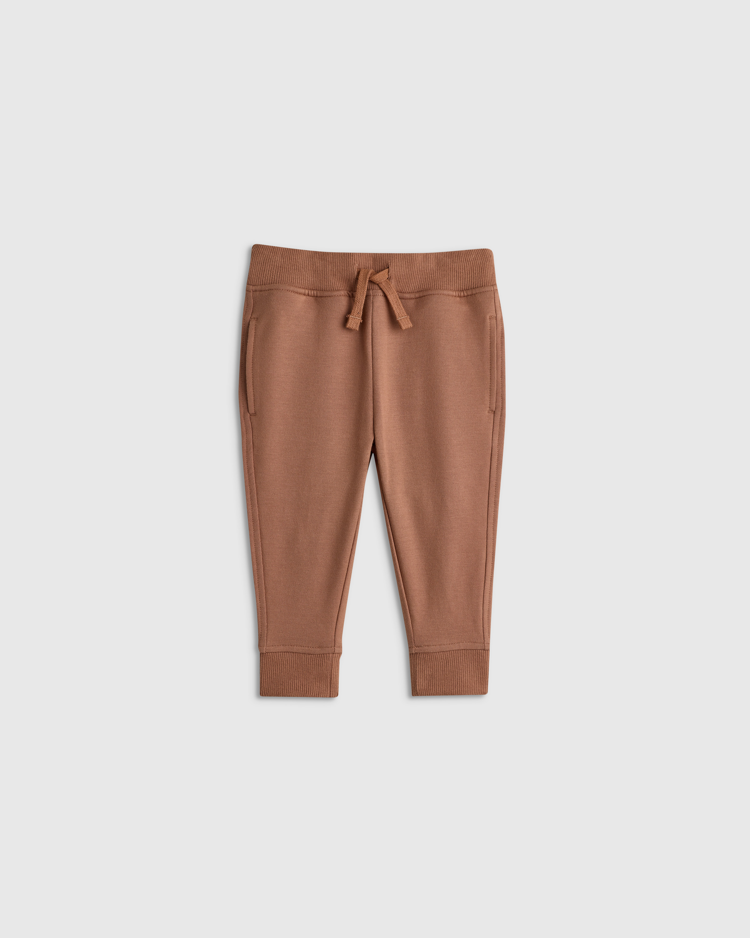Tan Earth Organic Cotton French Terry Joggers 