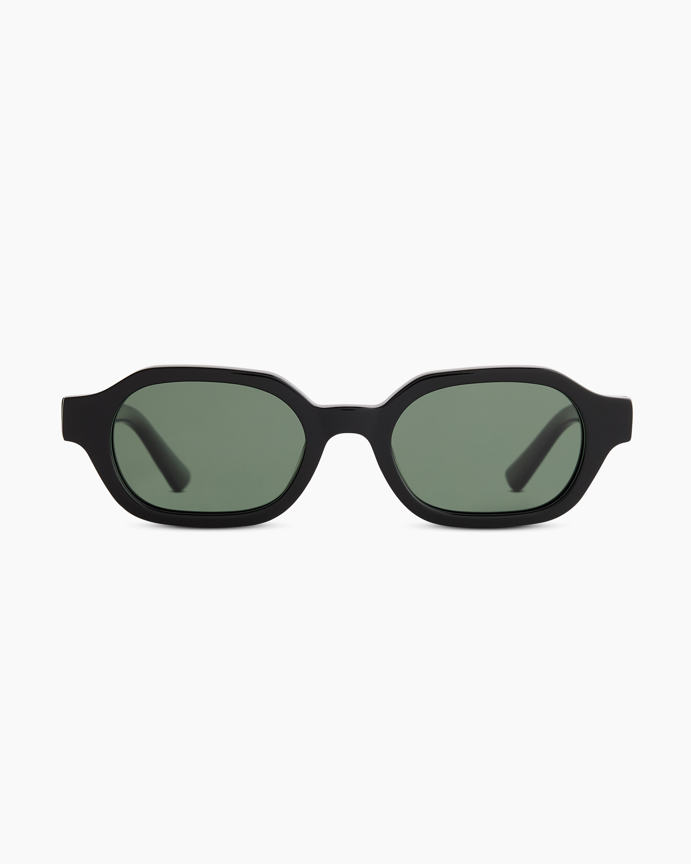 Black with Green lens Sardinia Polarized Acetate Sunglasses